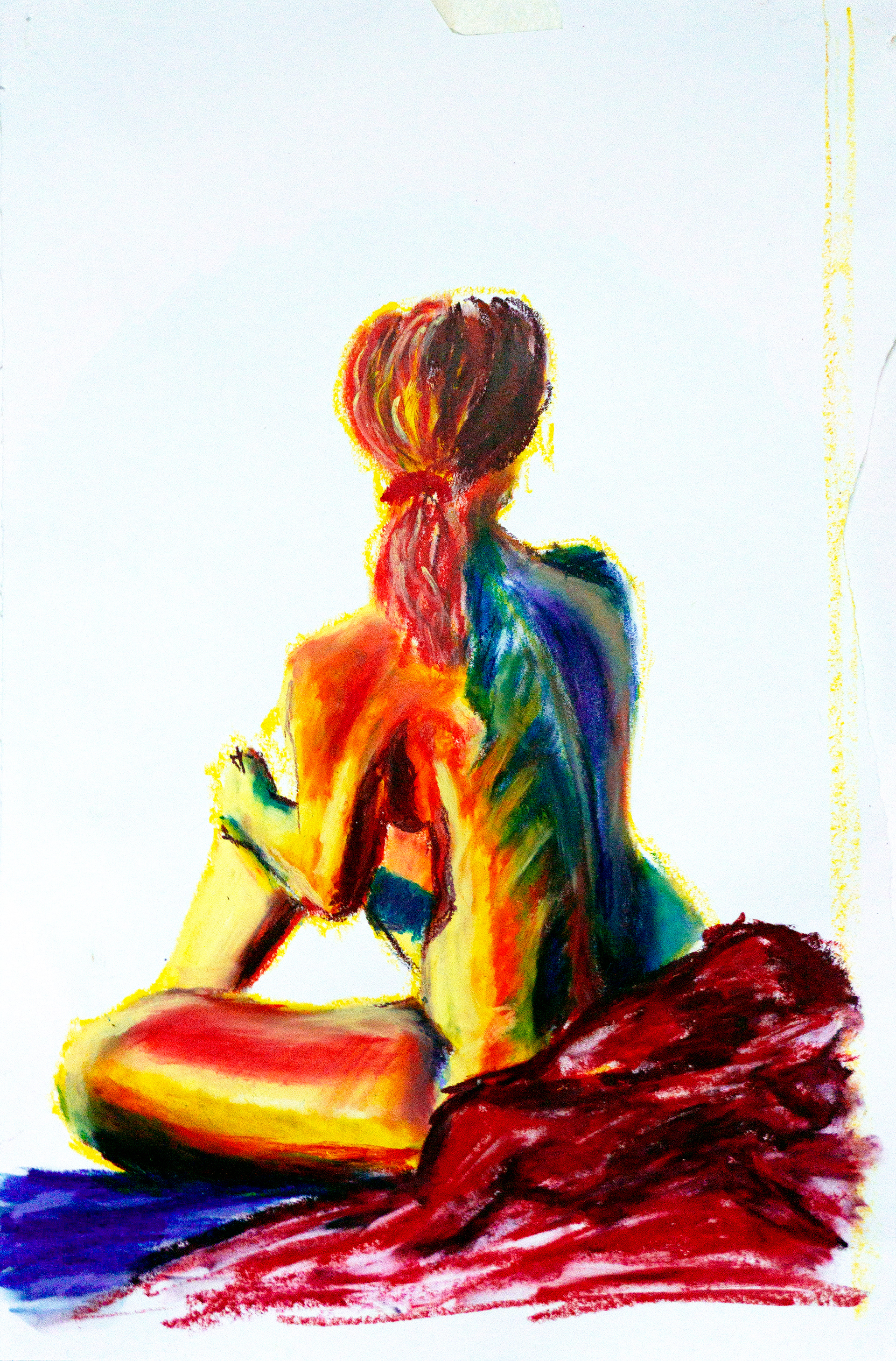 22.04.2024. oil pastels