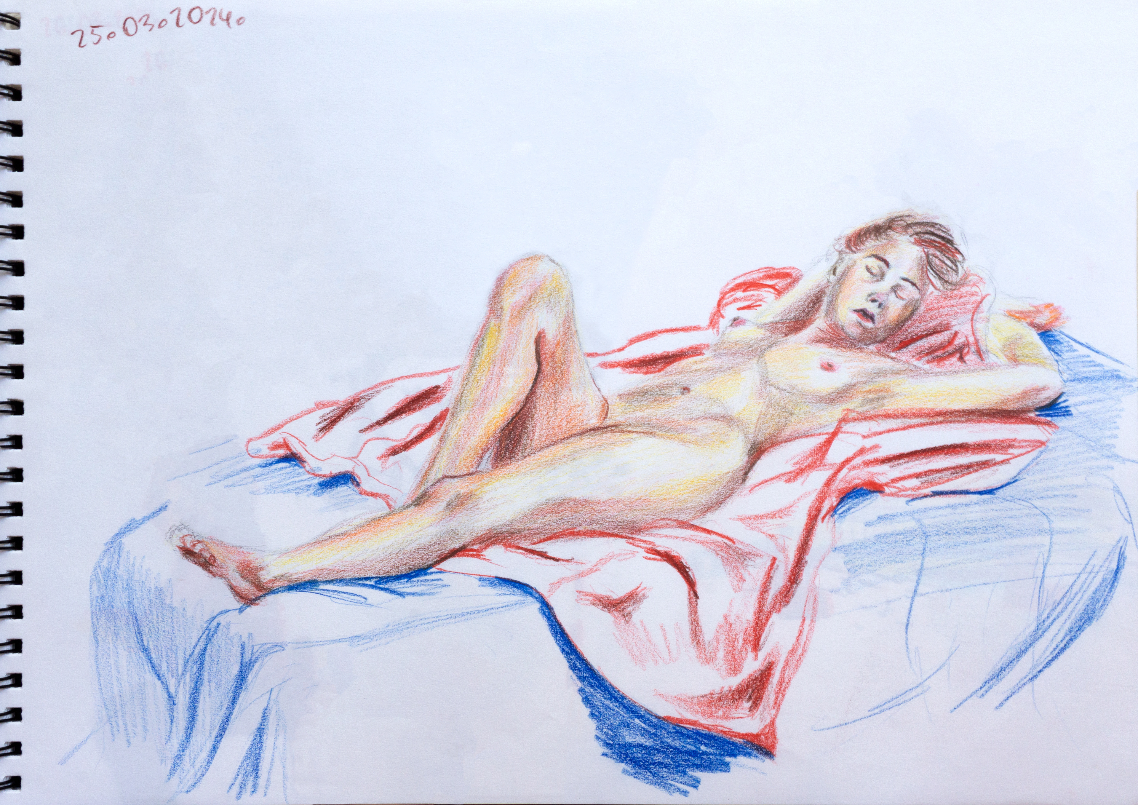 25.03.2024. colored pencils