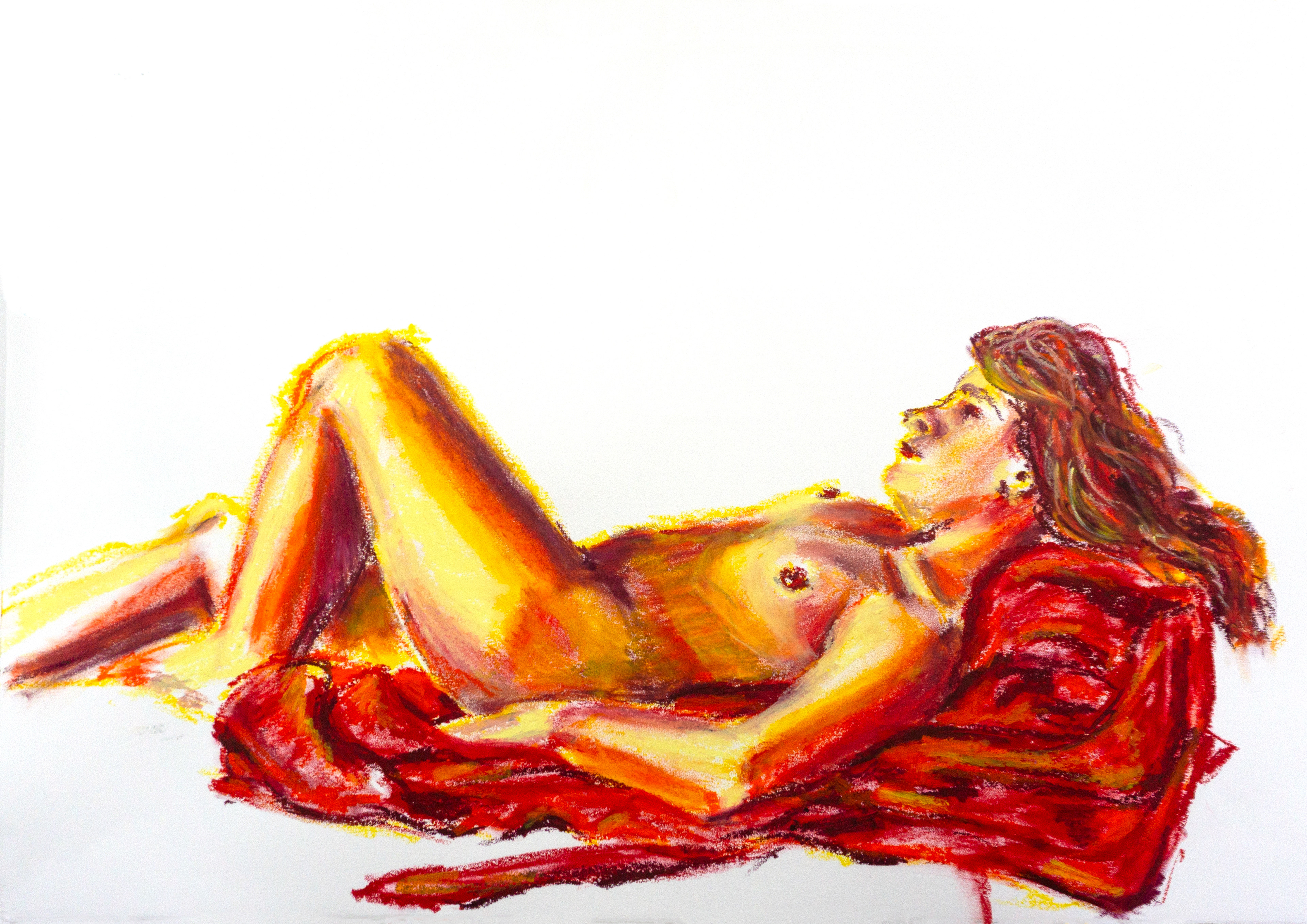 22.04.2024. oil pastels