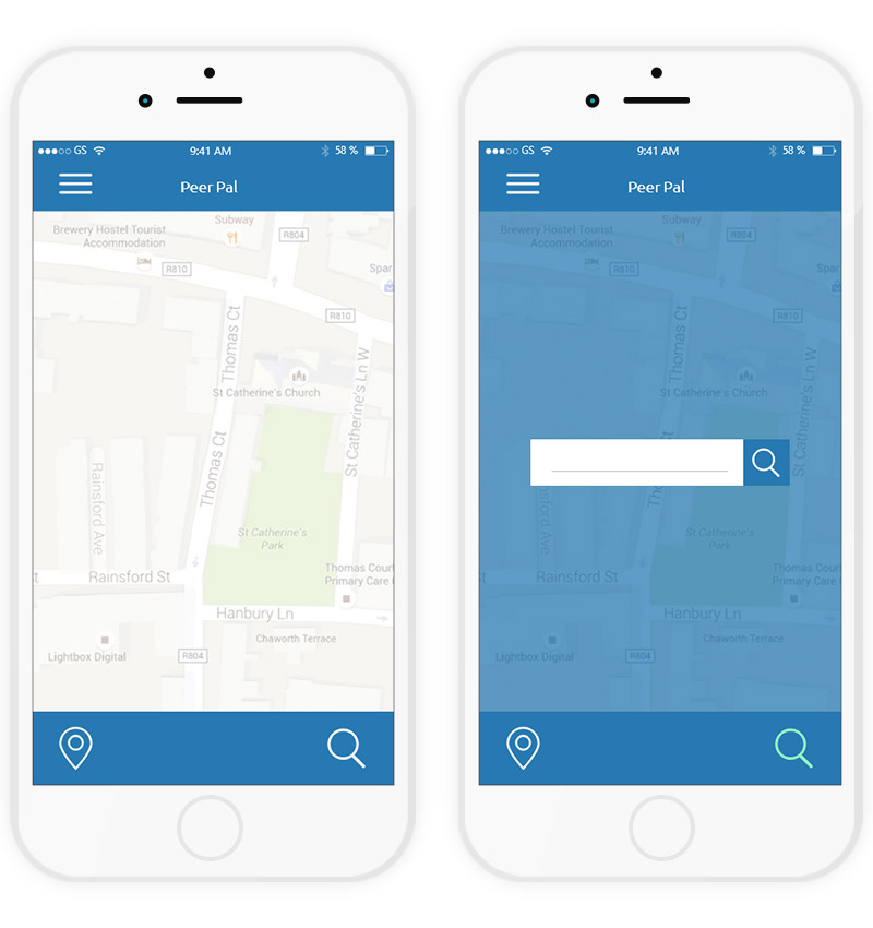 home page flow, search function