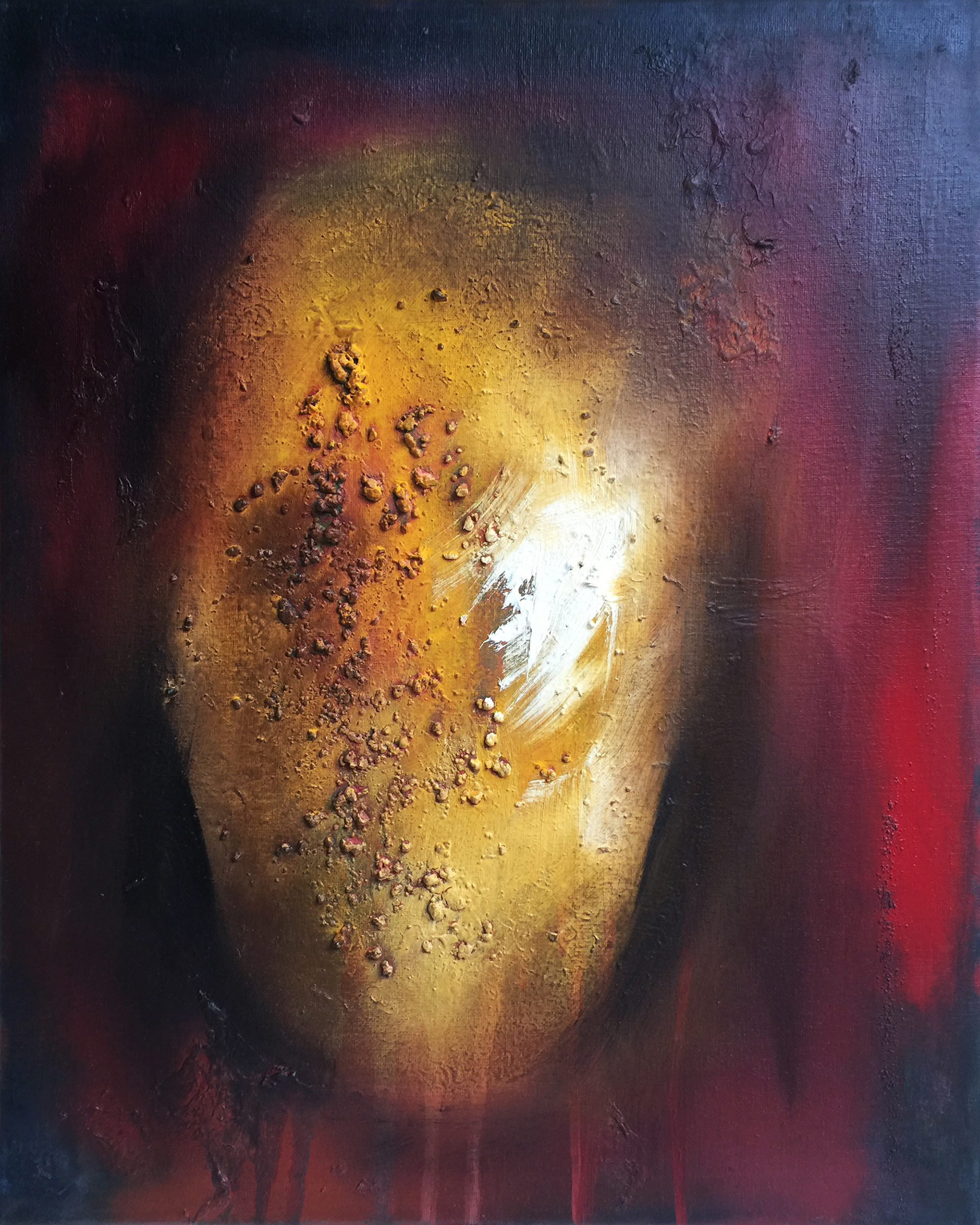 Inner Turmoil. Original oil painting on canvas by James Rooney.