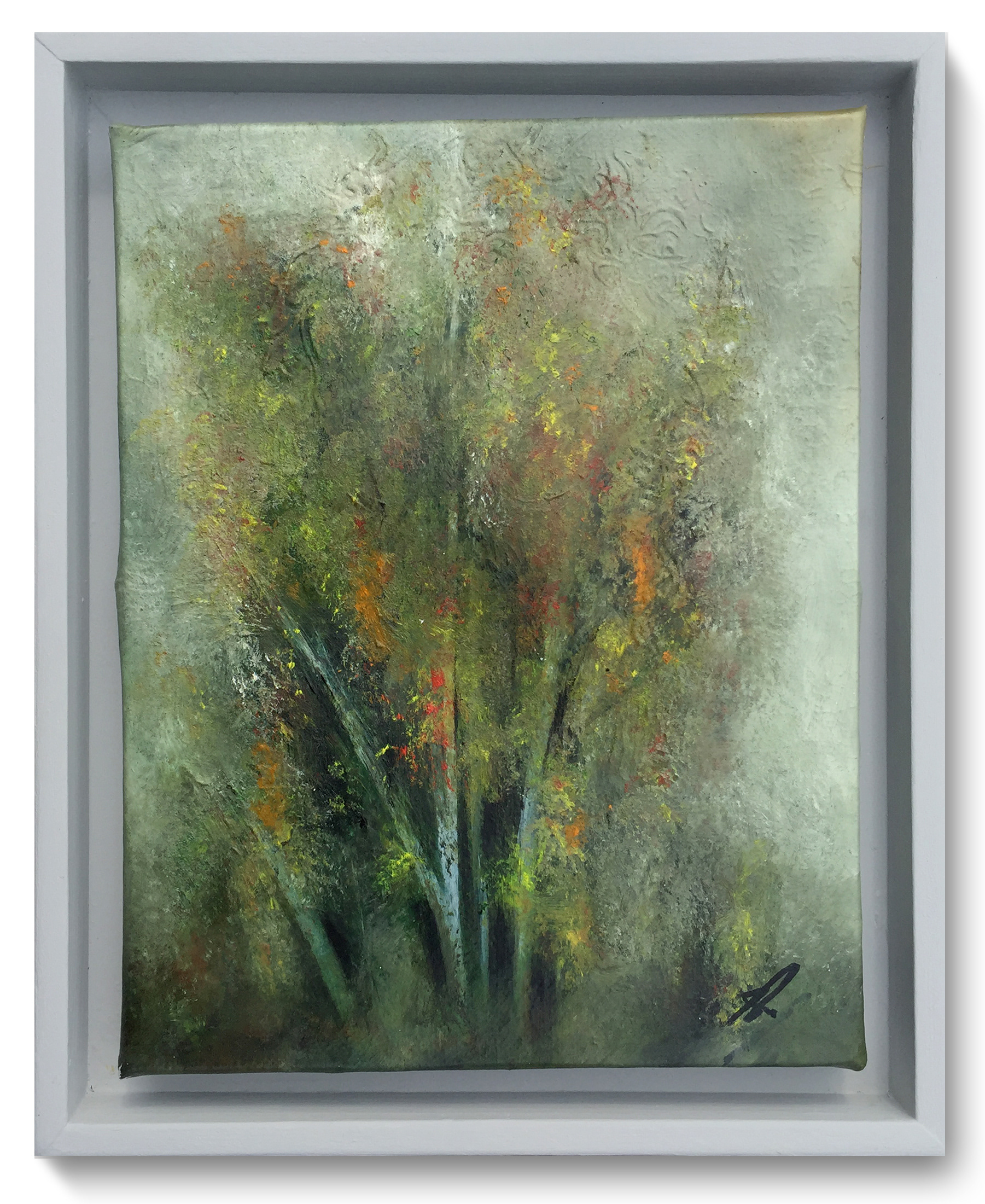 Solitary Tree No.2. Original oil painting by James Rooney. 20x25cm