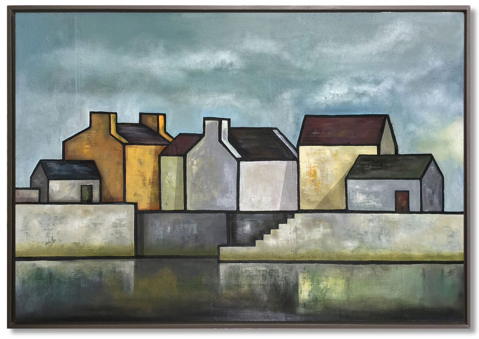 Dingle Harbour. Original oil painting by James Rooney. 92x60cm