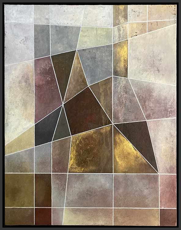 geometric-abstract painting by james rooney