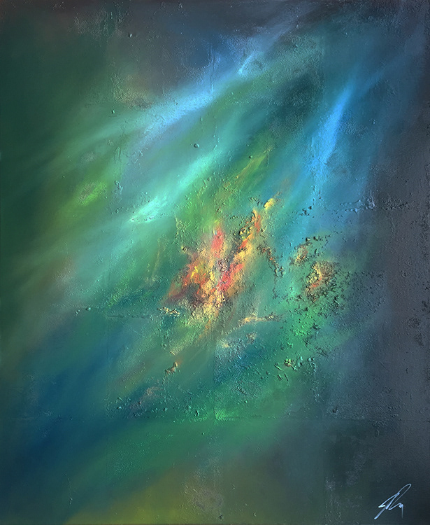 abstract contemporary irish painting by james rooney