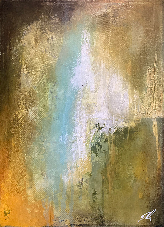 abstract contemporary Irish painting by James Rooney