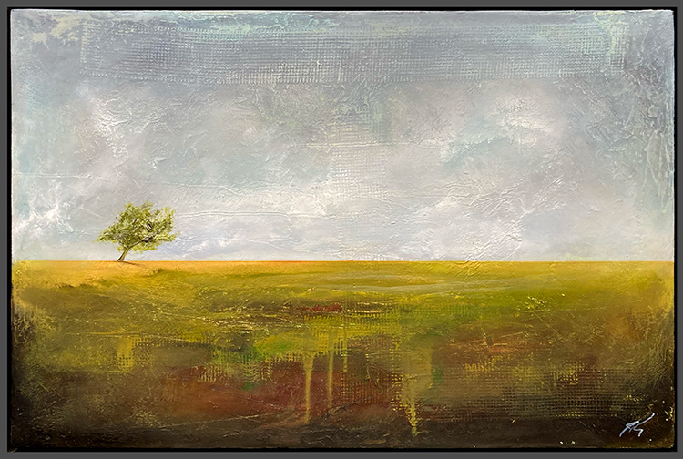 wild solitude abstract painting by james rooney