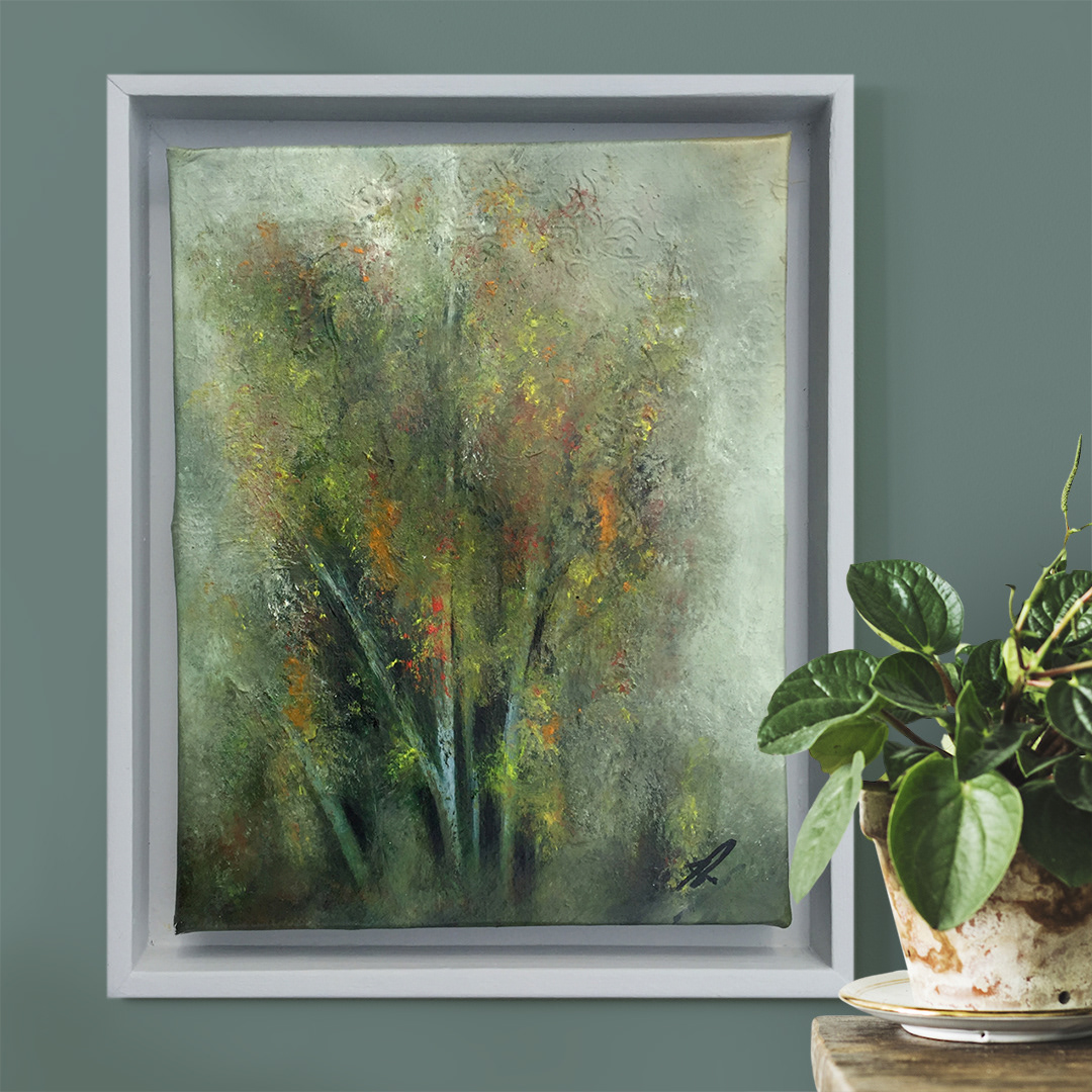 Solitary Tree No.2. Original oil painting by James Rooney. 20x25cm