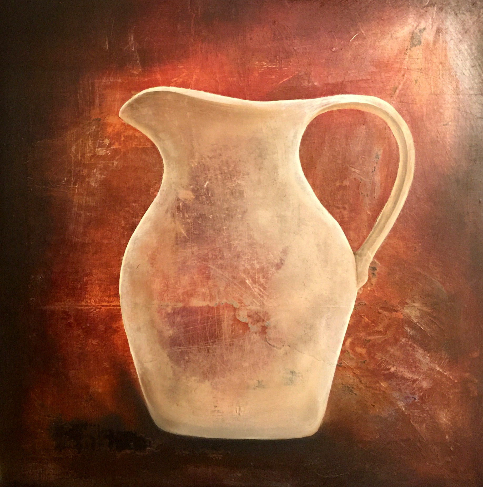 Small Jug. Original oil painting on board by James Rooney. 30x30cm