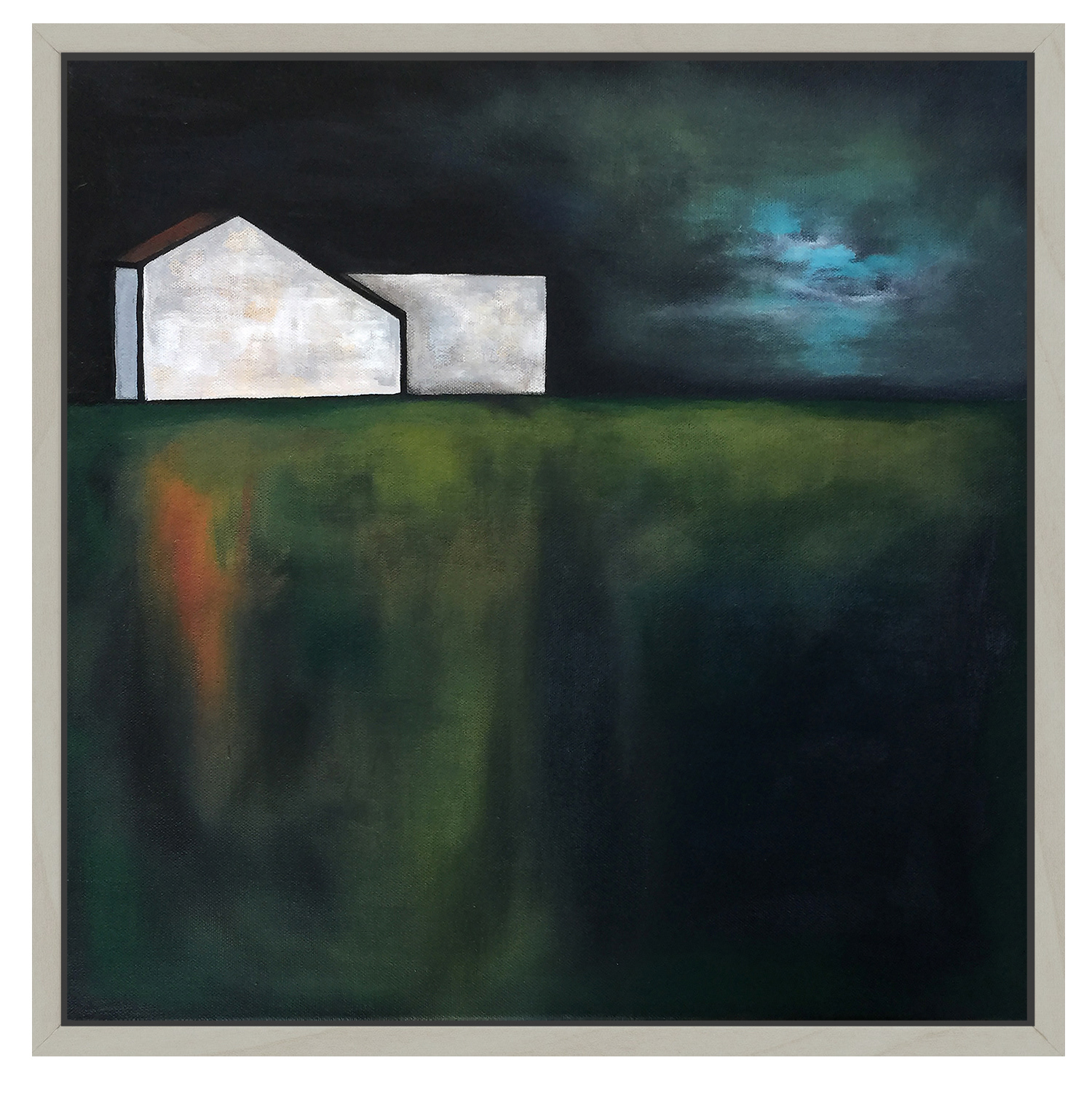 Empty Spaces. Original oil painting by James Rooney. 50x50cm