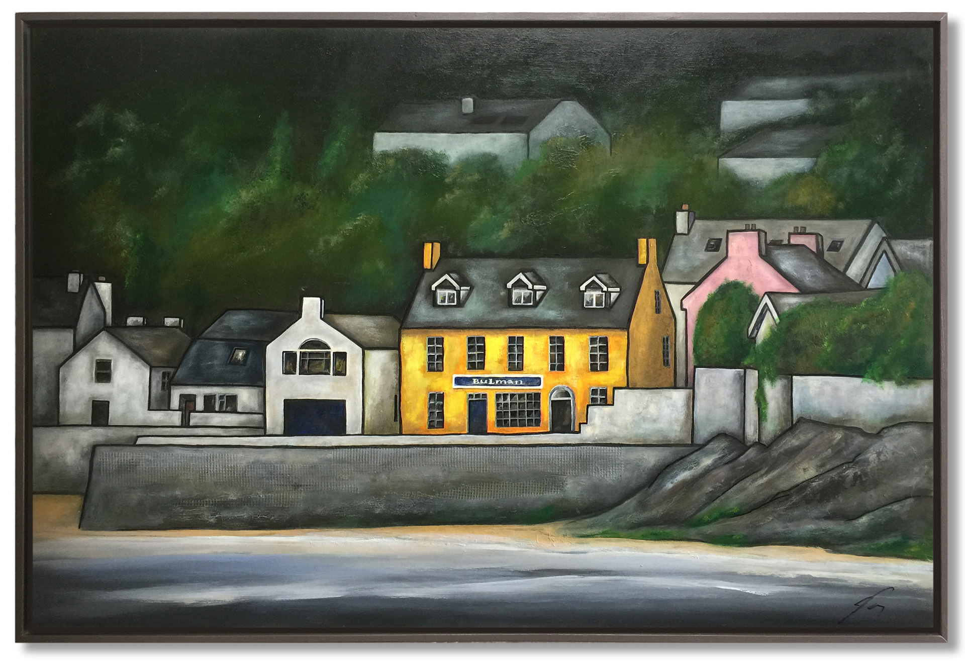 Summercove, KInsale. Original oil painting by James Rooney. 91.5x61cm