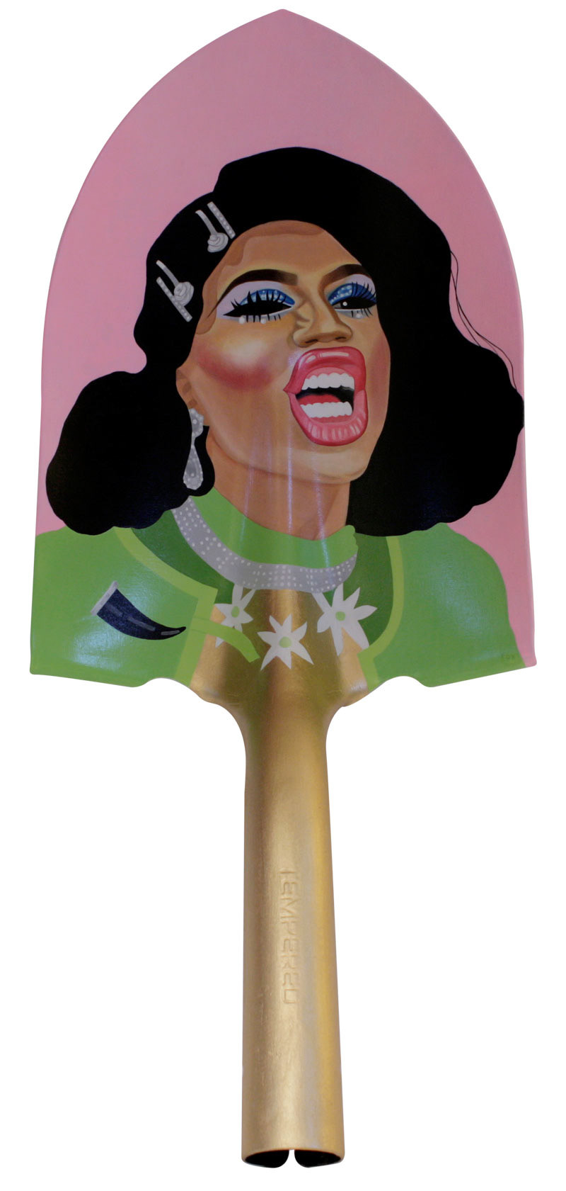 Naomi Smalls - FAIR | oil on shovel | 2020