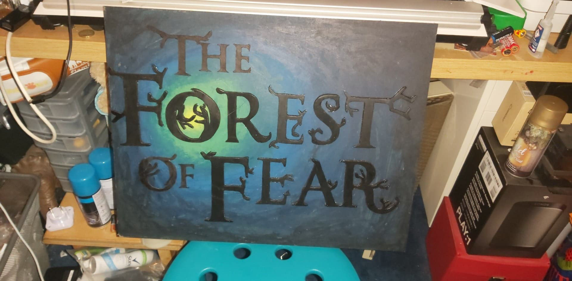 Physical Sign based on my Design (Credit: Ewan Beddoe)