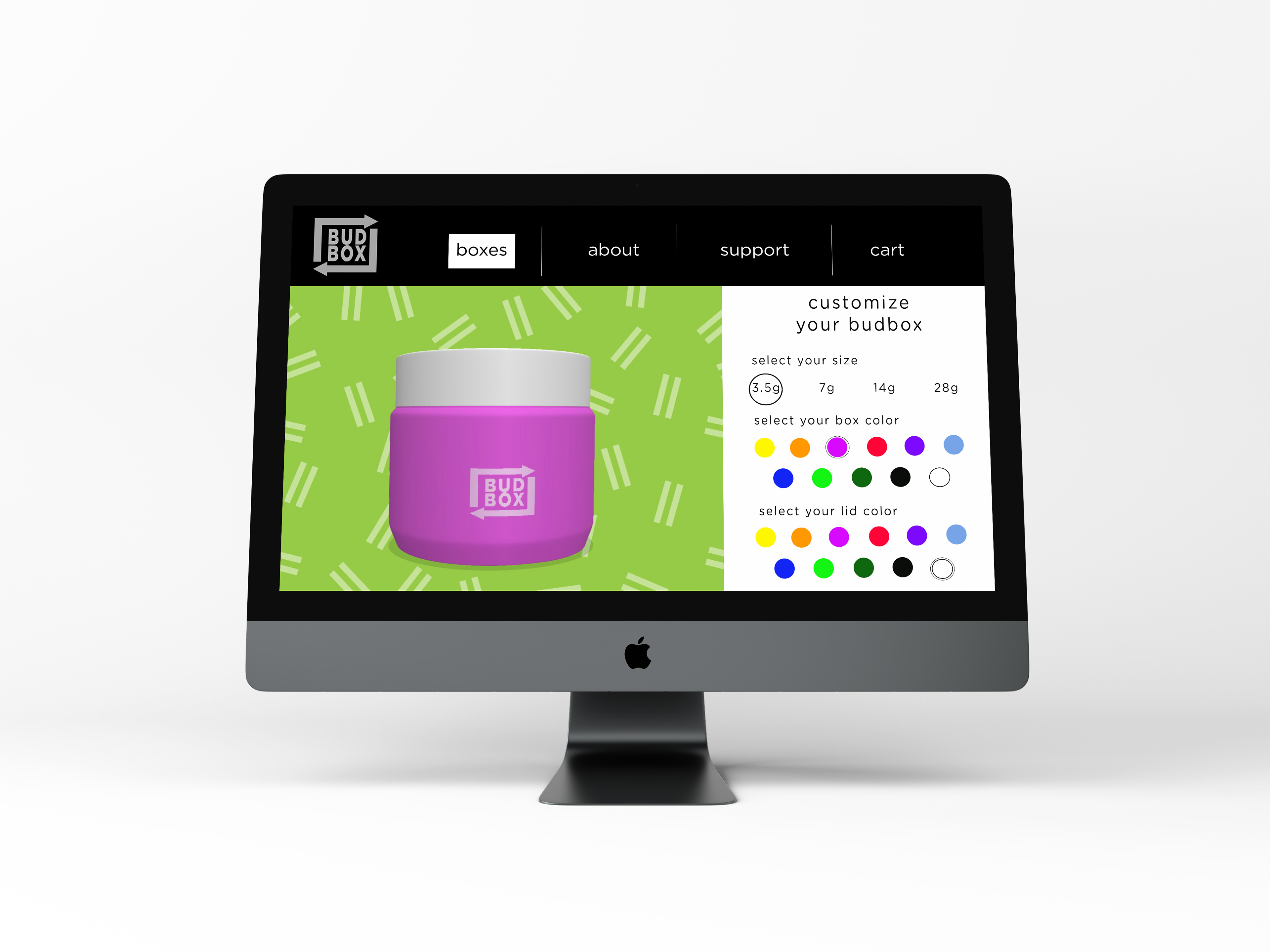 Website mockup