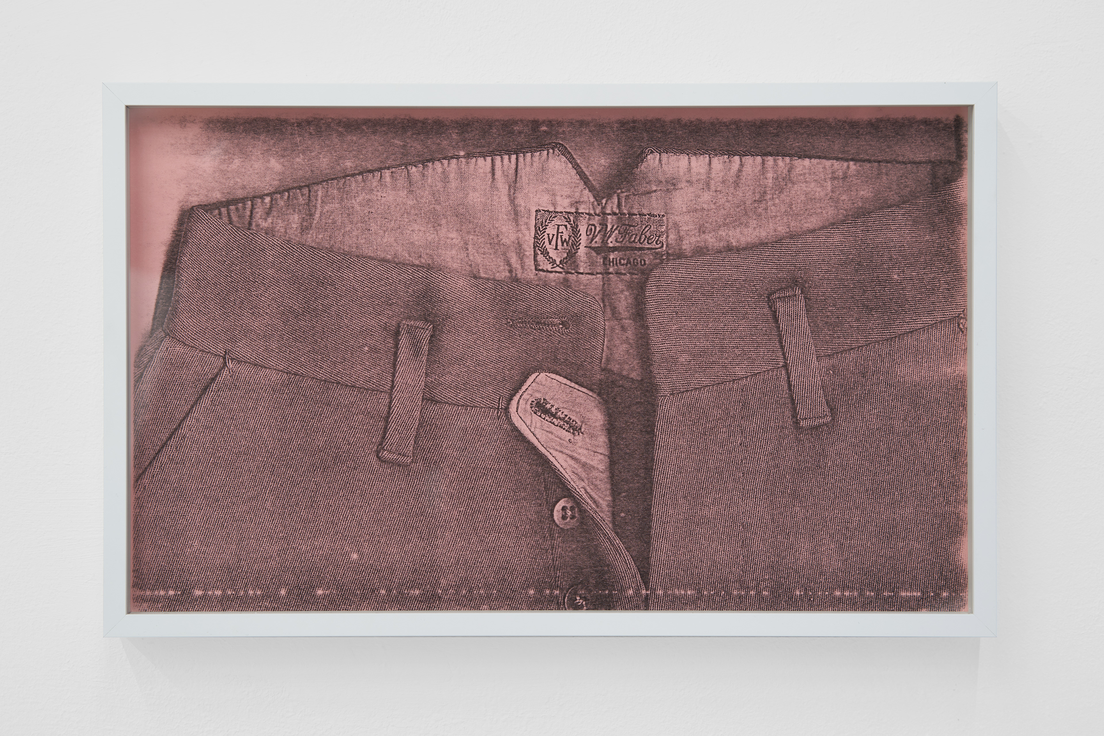 Pati Hill, Untitled (trousers), xerox copy