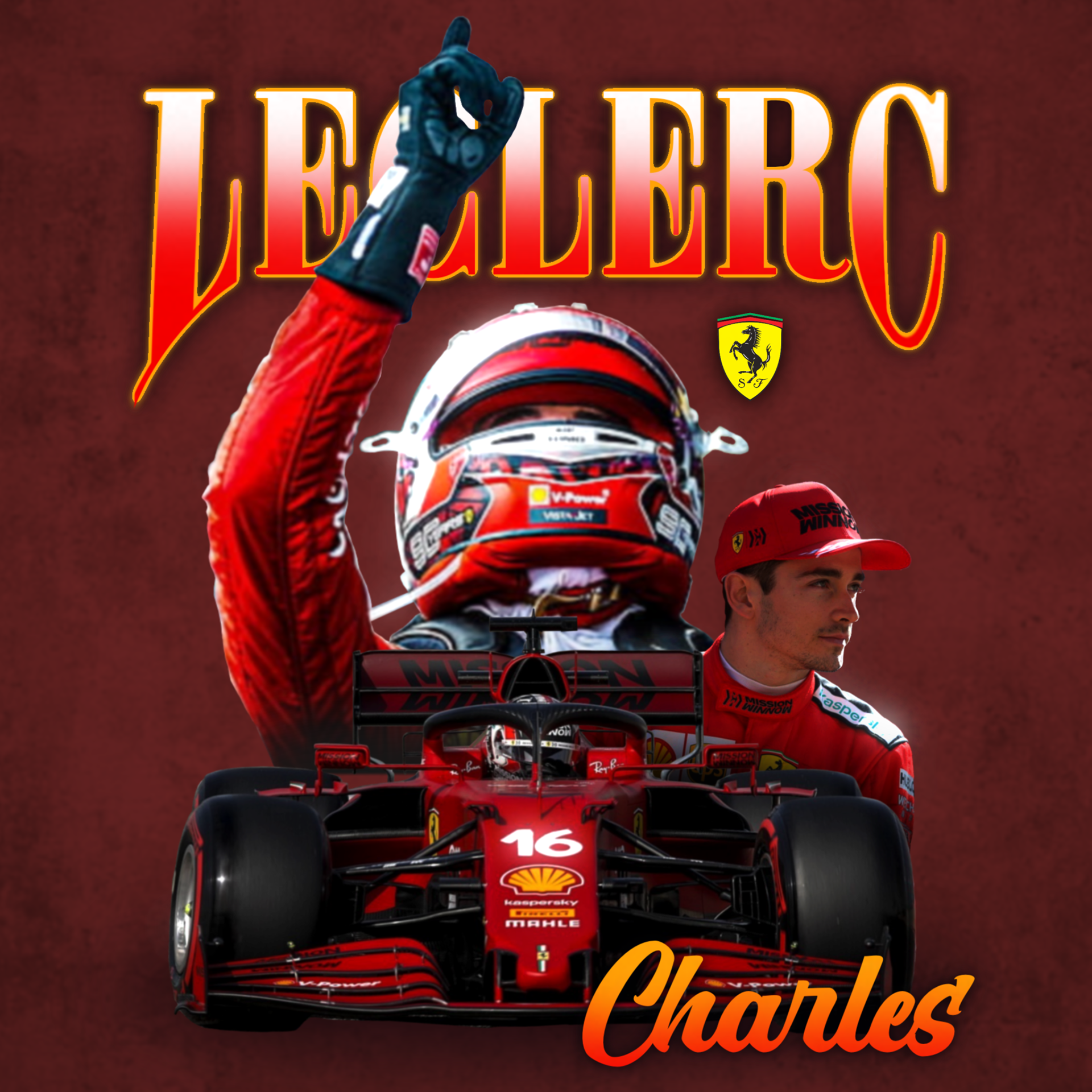 Charles Leclerc (Poster)