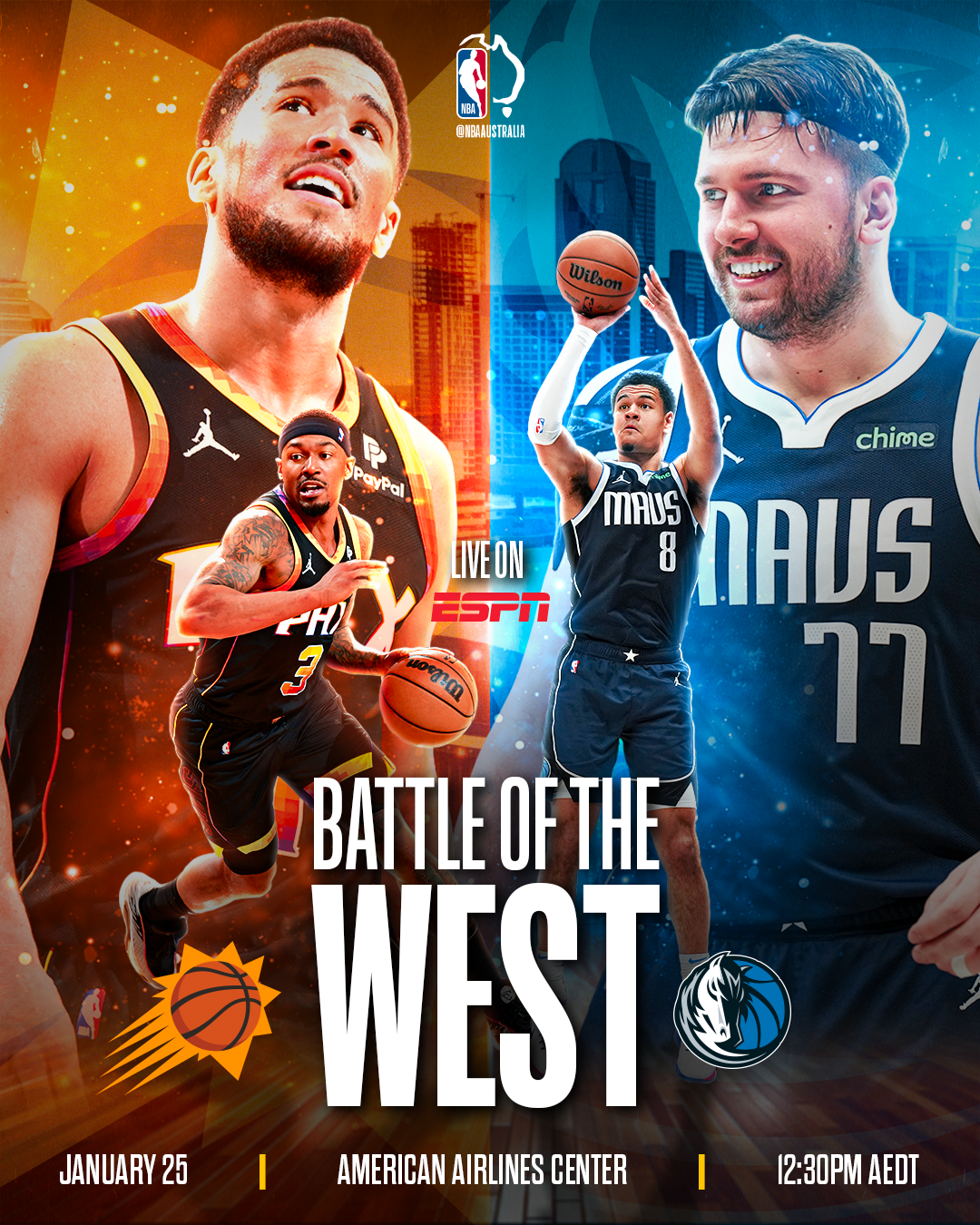 Battle of the West - Suns v mavs