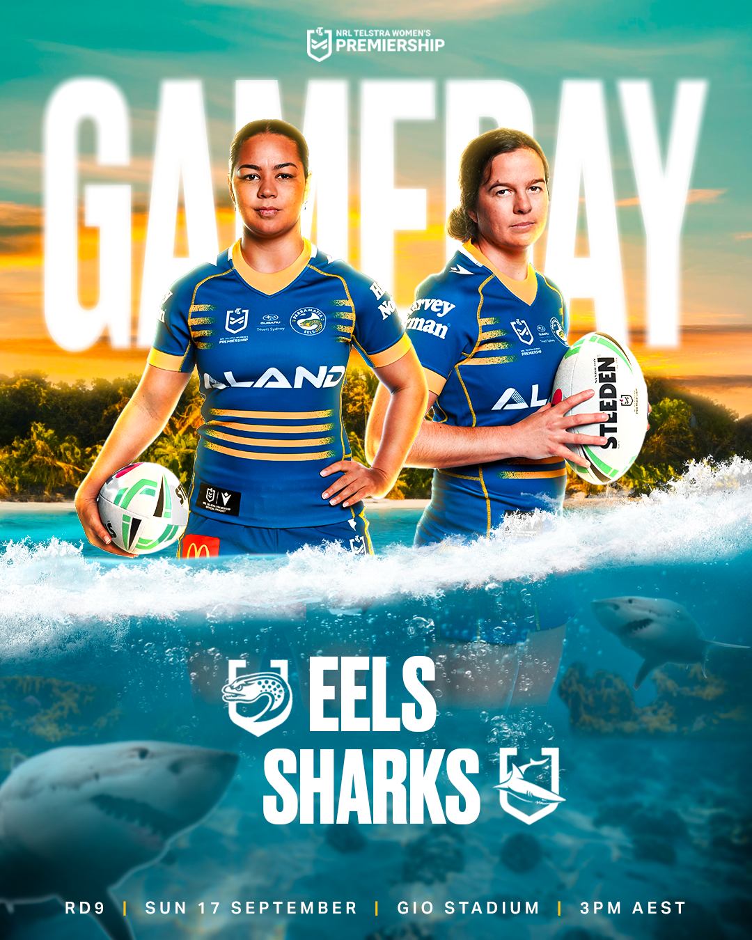 ROUND 9 | EELS v SHARKS