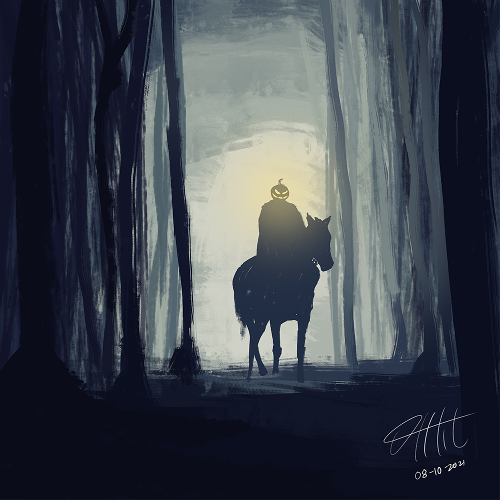 "In the Foggy Forest"