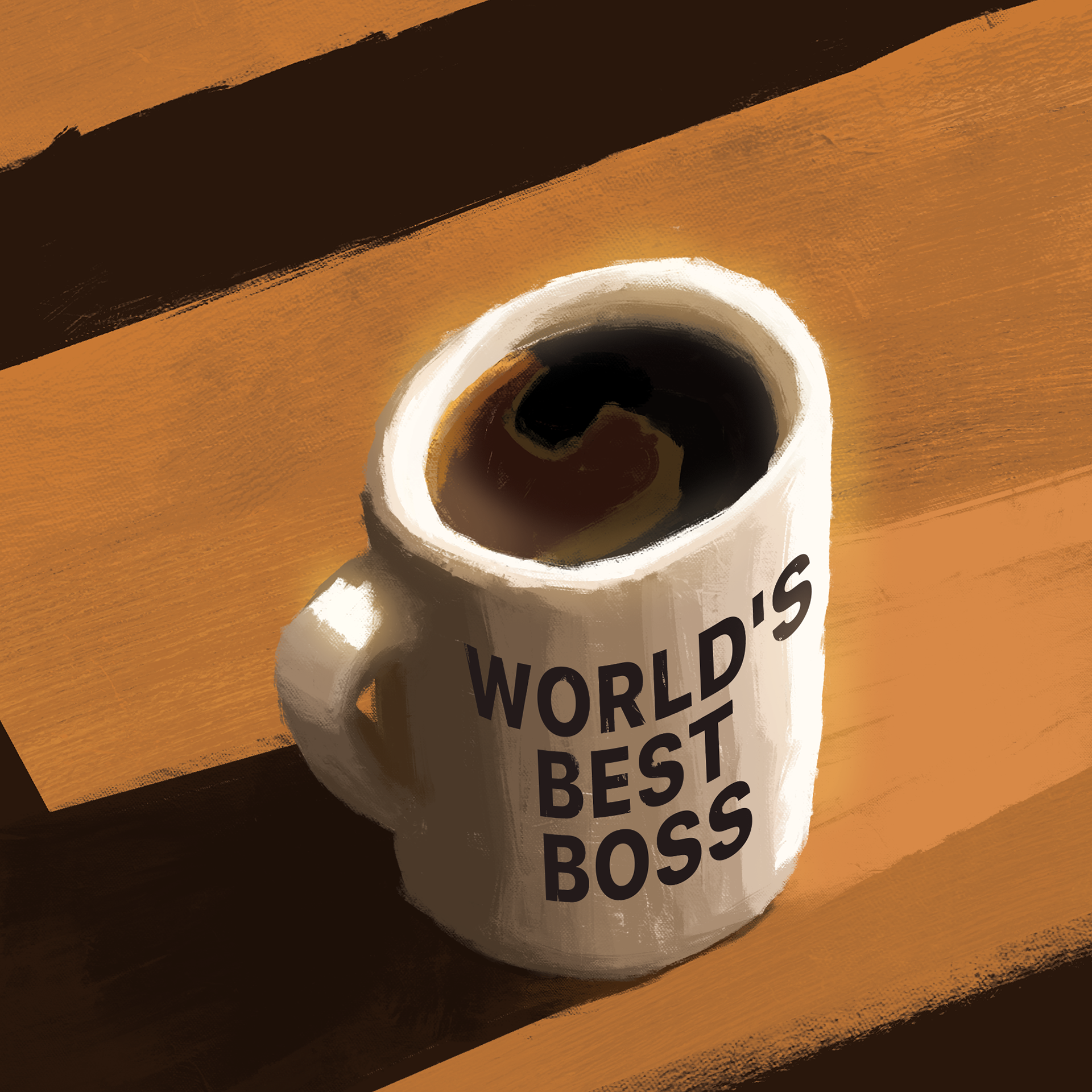"See you tomorrow boss!"