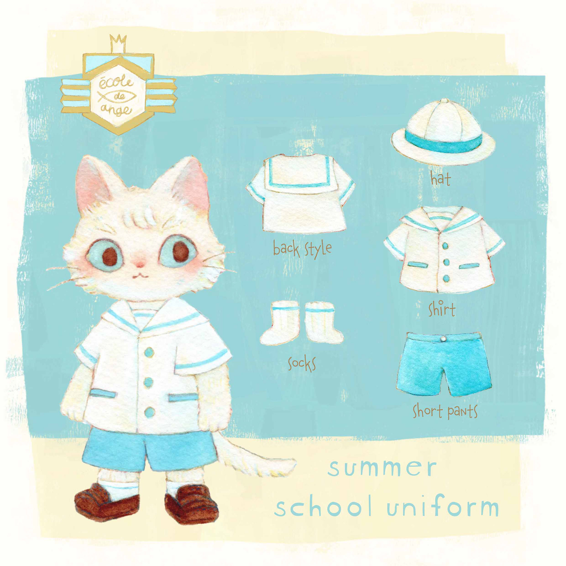 ēcole de ange の夏服