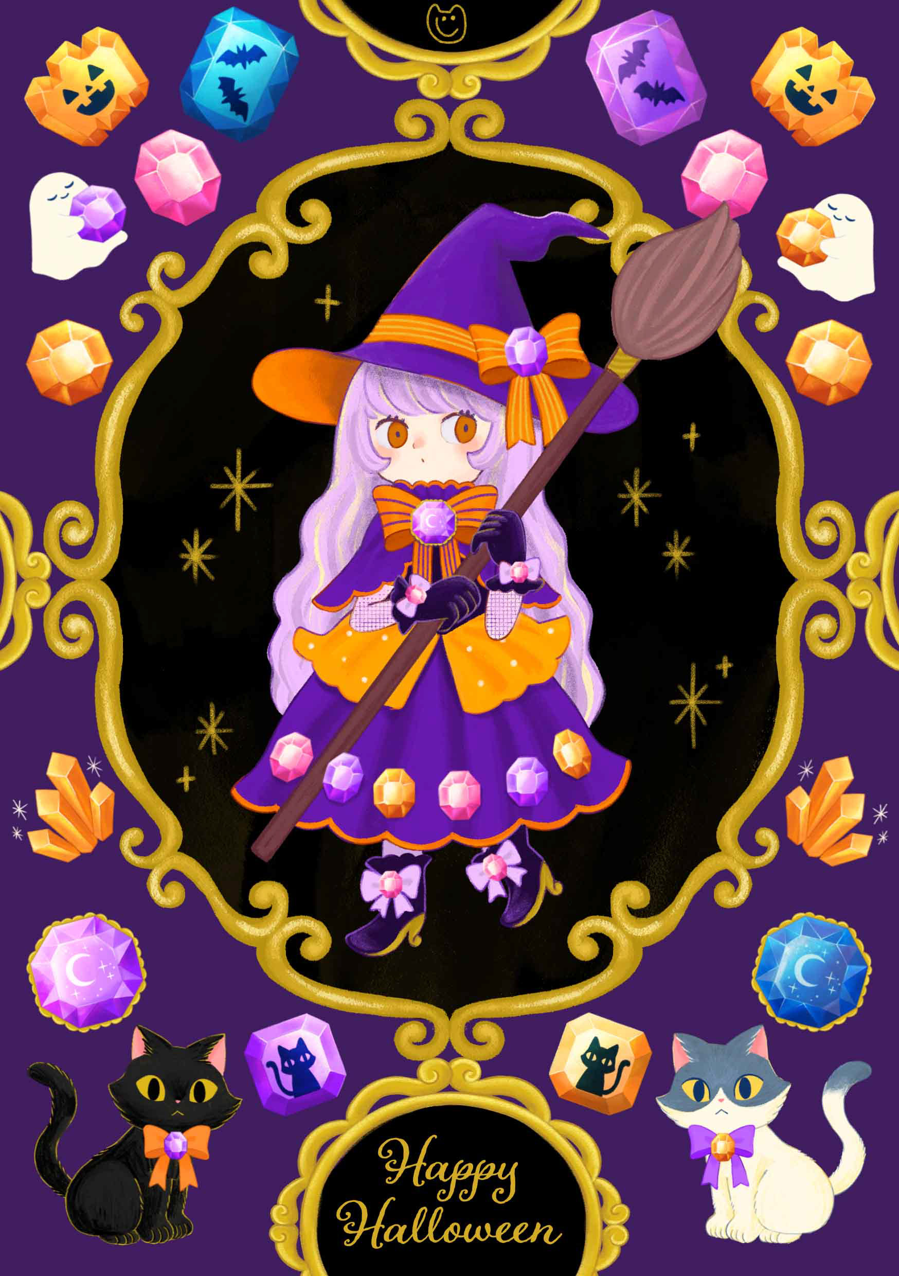 〇128 ハロウィン魔女さん