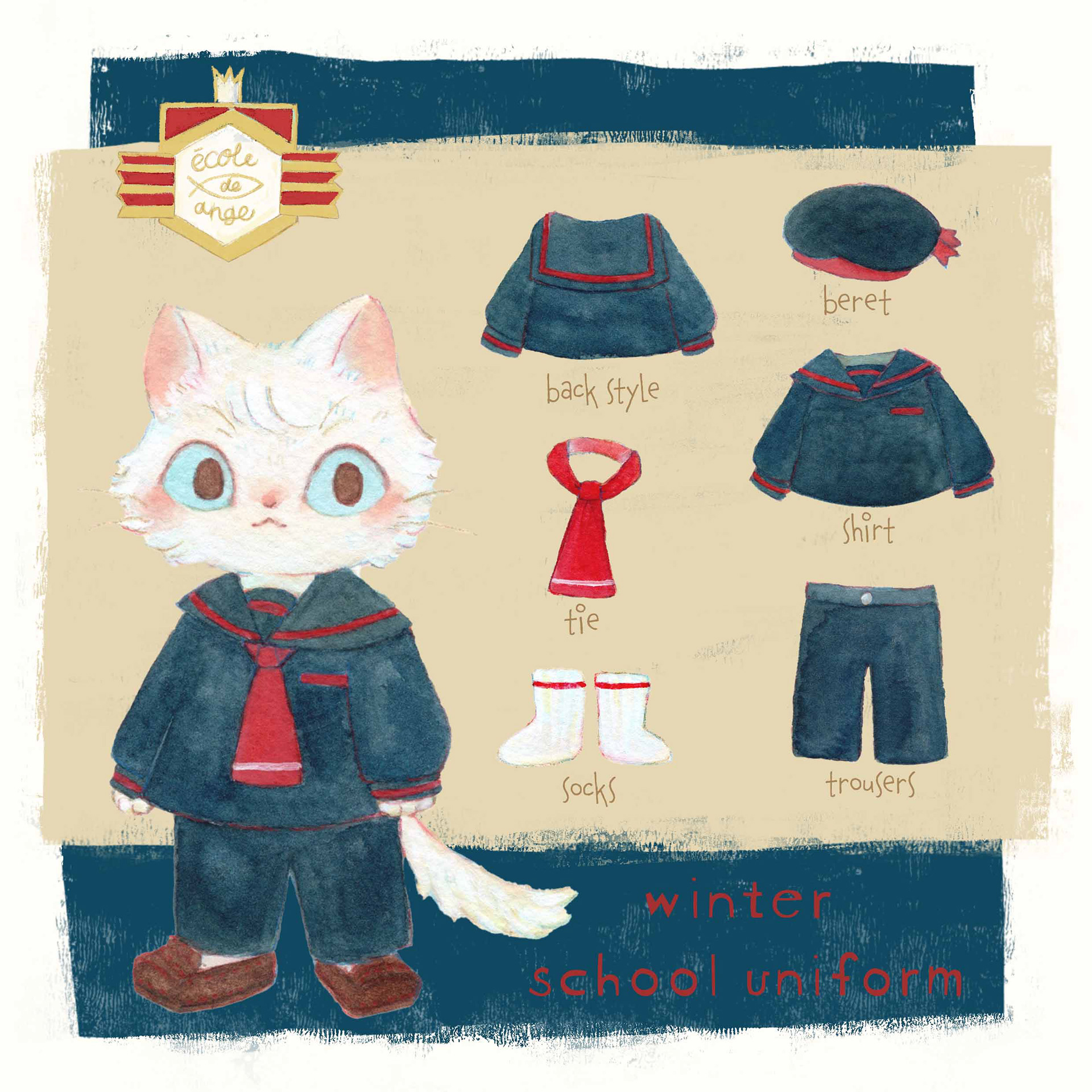 ēcole de ange の冬服