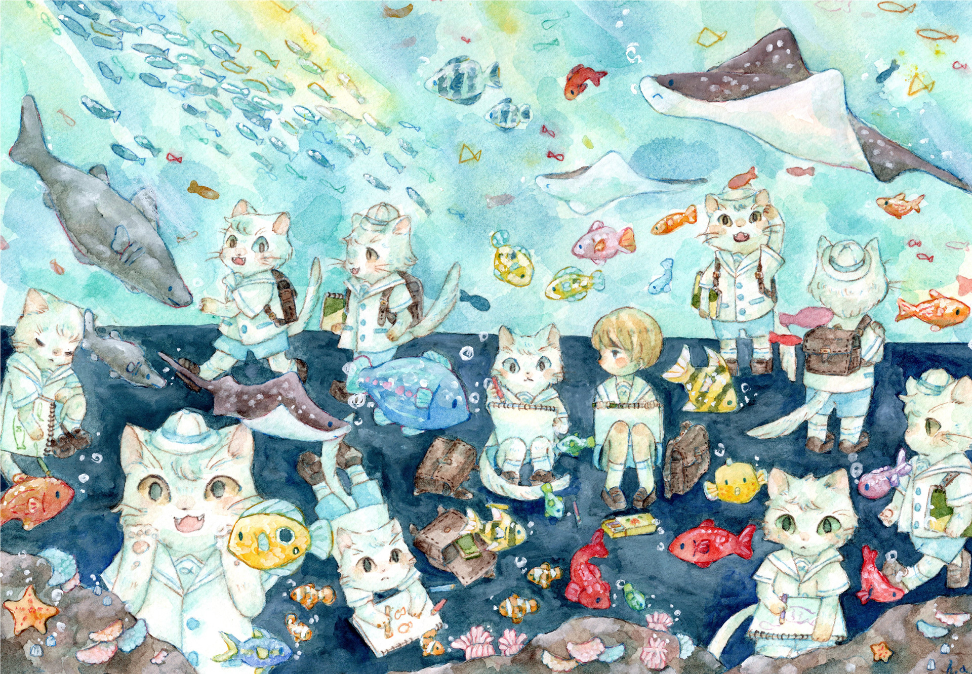 ēcole de angeのスケッチ遠足