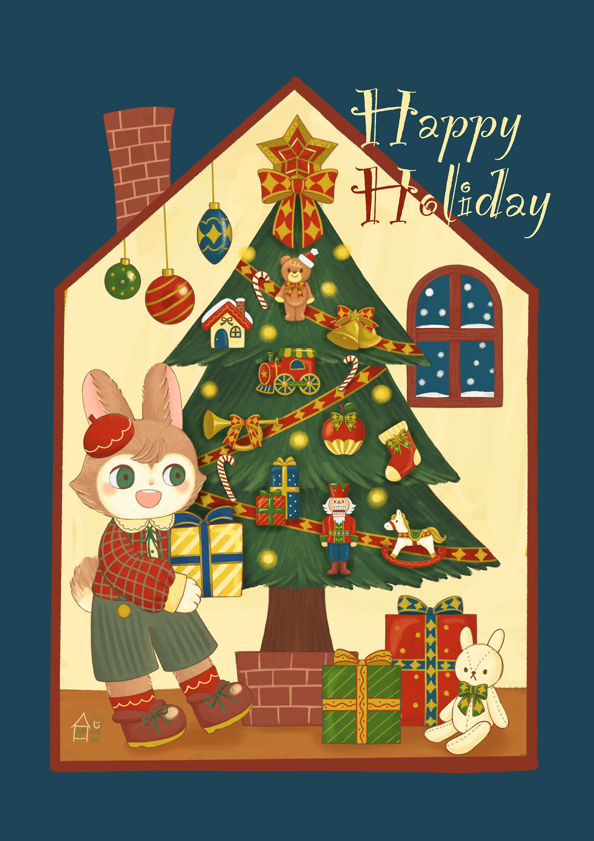 〇130 緑のクリスマスツリー