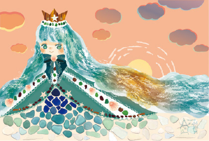 2019　ゆうちょマチオモイカレンダー2020　イラスト
