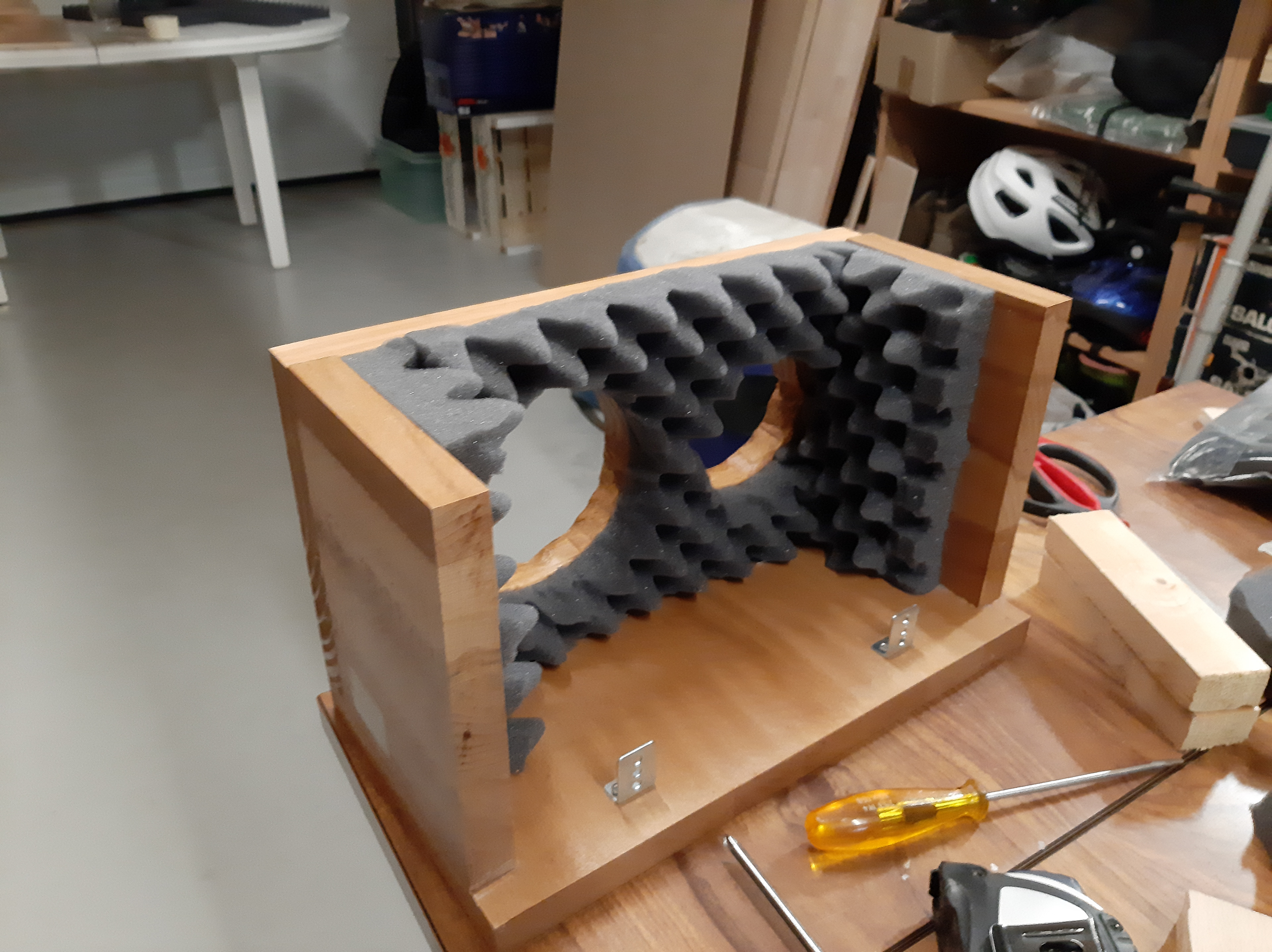 Vue intérieure de l'enceinte