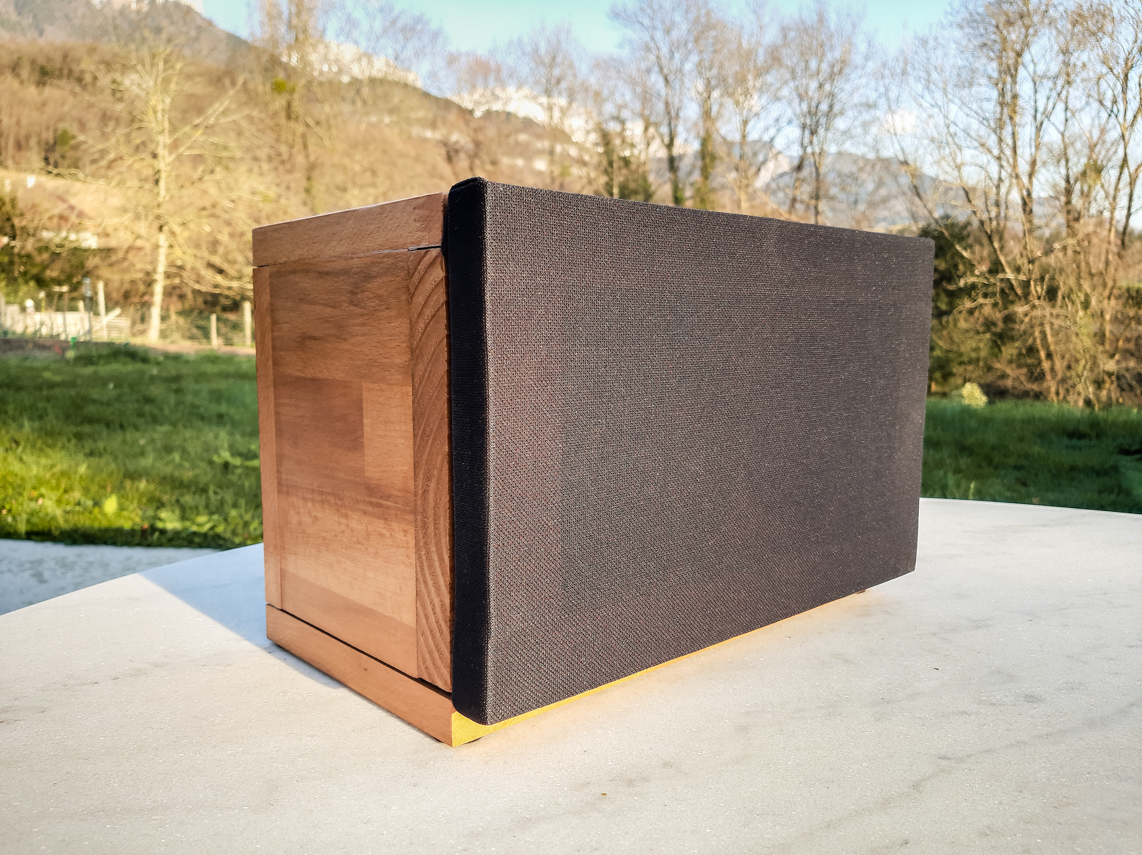 Photo de l'enceinte portable DIY que j'ai conçu !