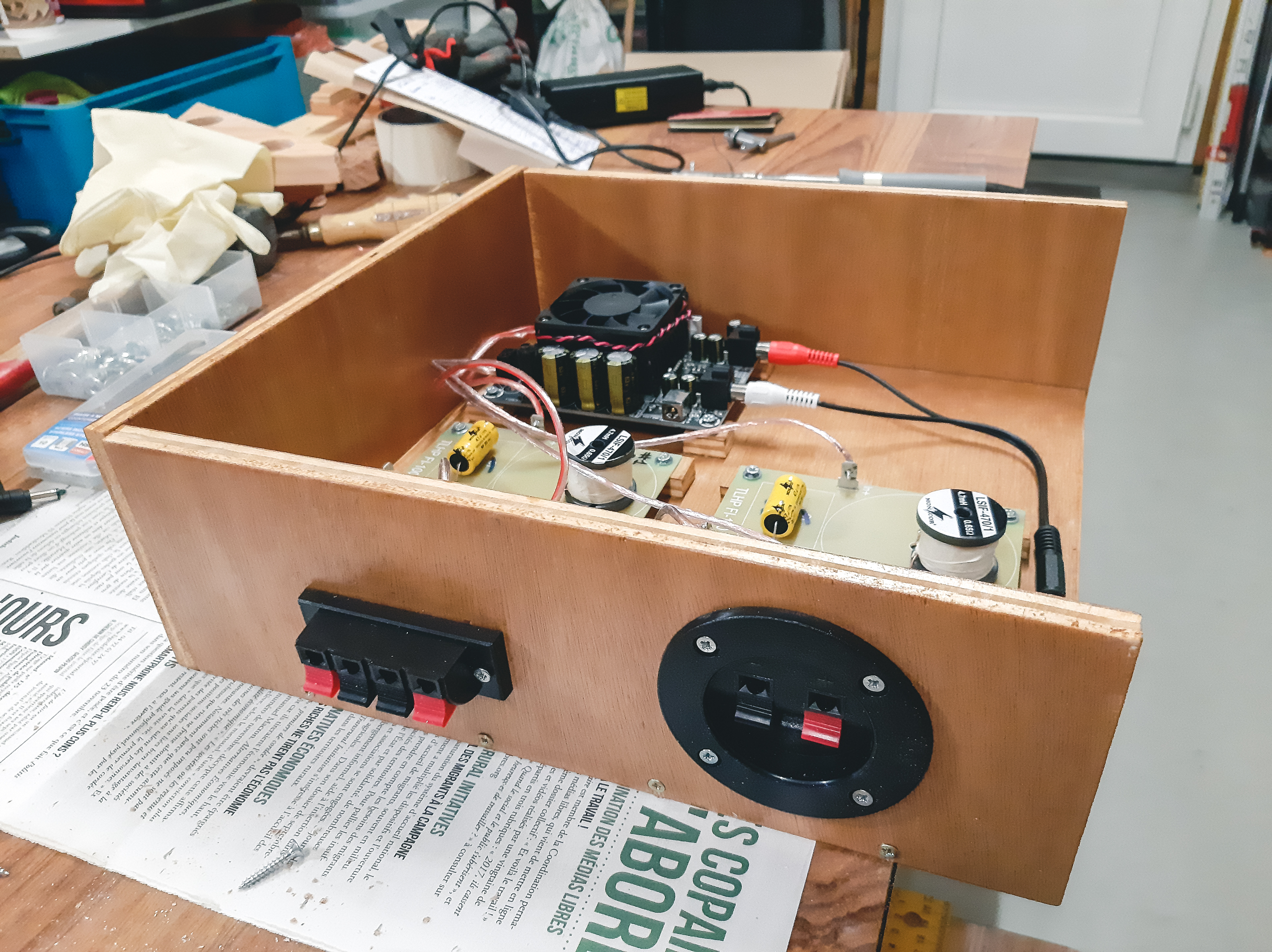 Assemblage des parois