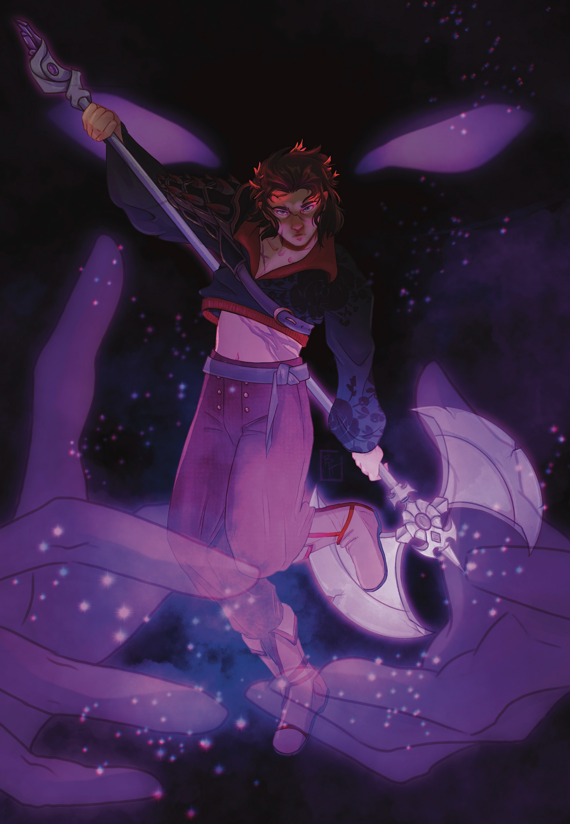 "Dungeons + Dragons Commission" Procreate 2025