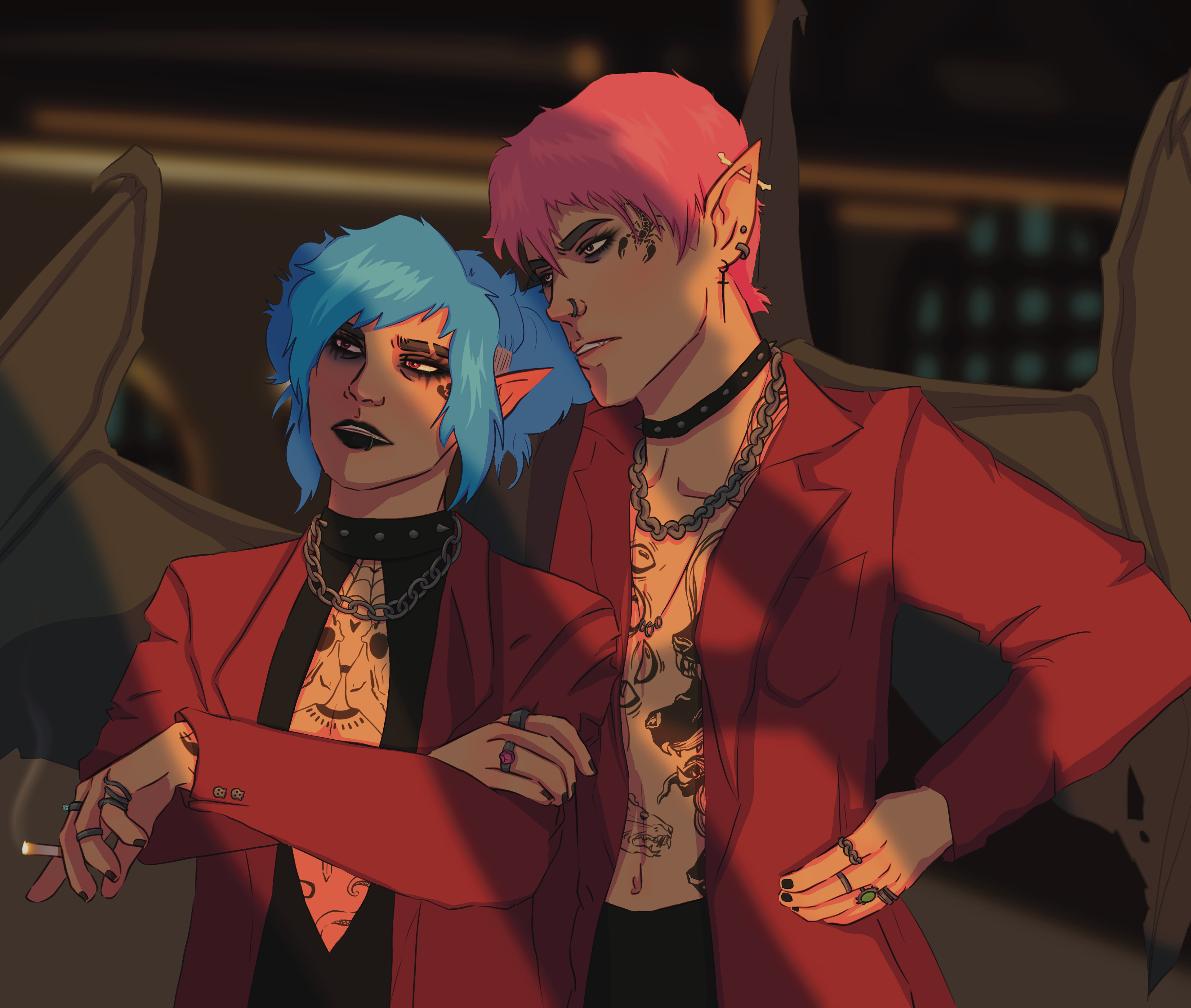 "Gossip" Procreate 2023