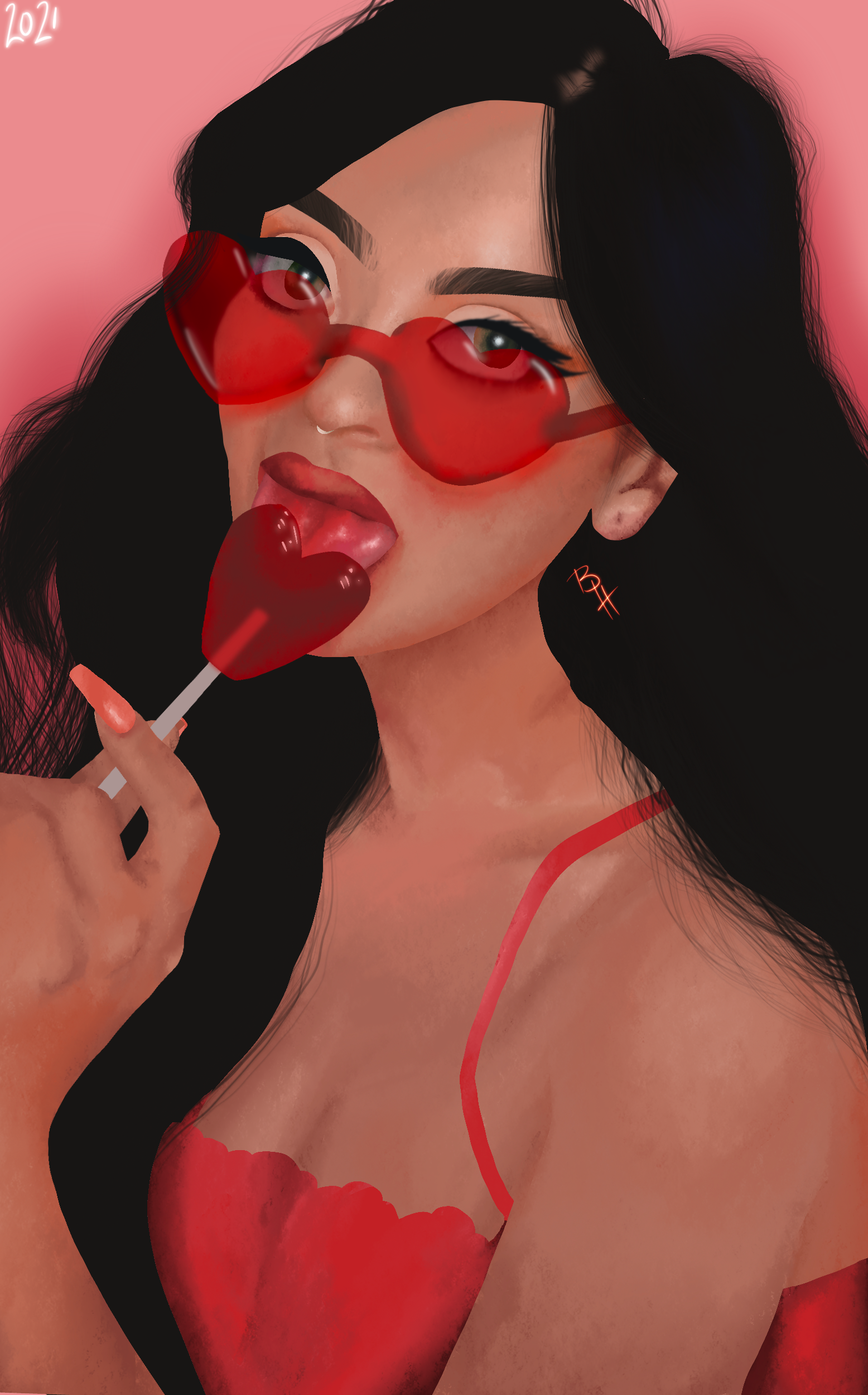 "Lollipop" Procreate 2021