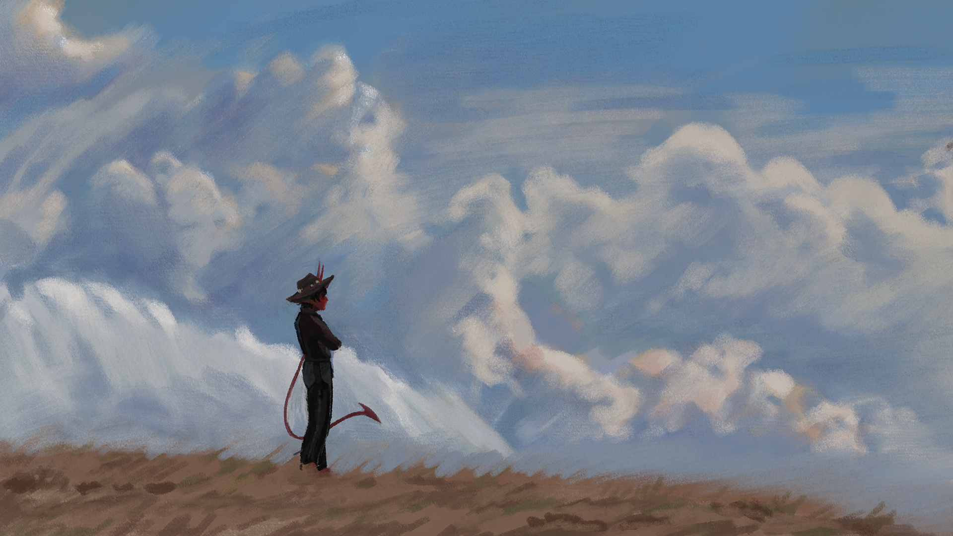"Screengrab Study - ANGEL" Procreate 2025