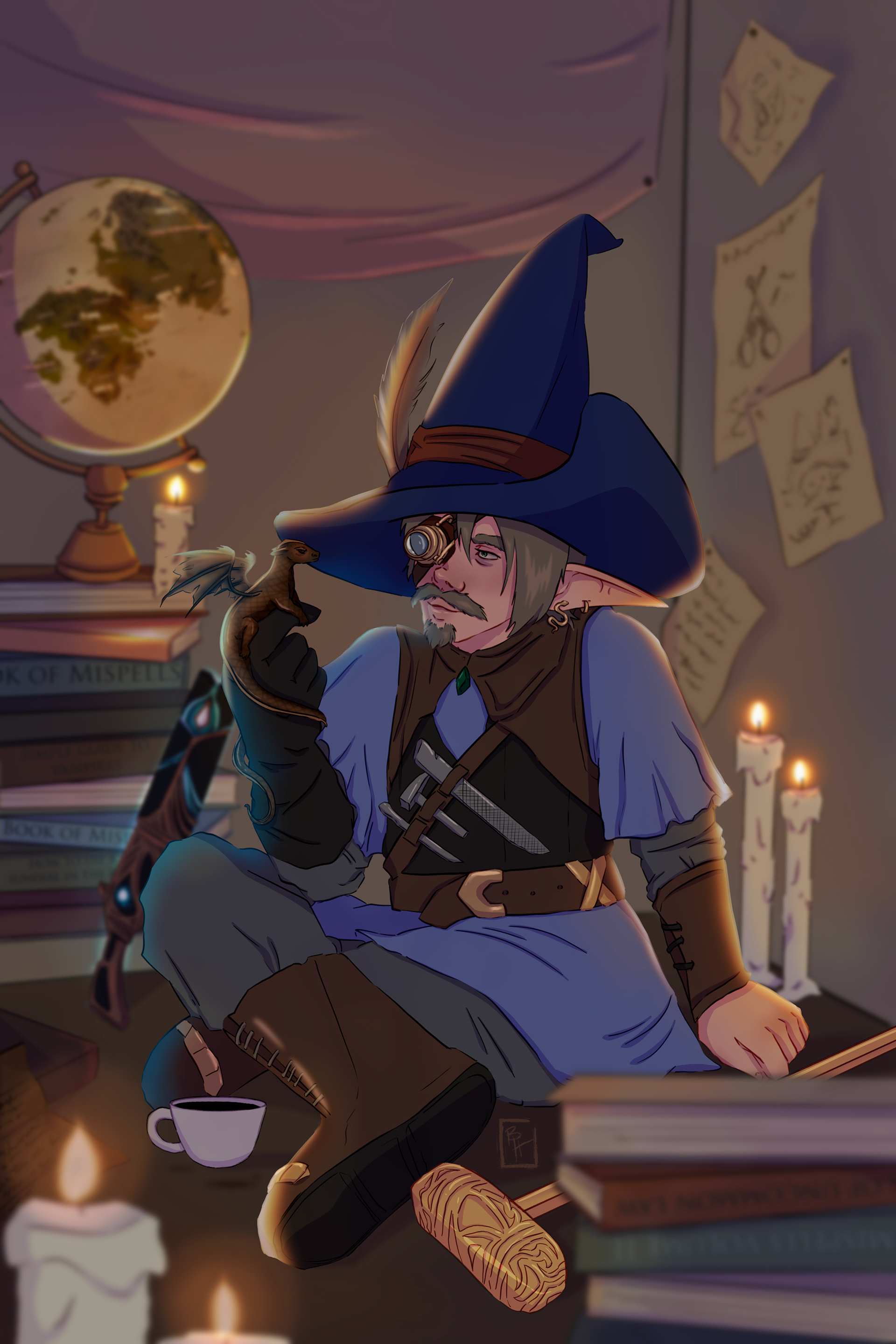 "Arthur Commission" Procreate 2023
