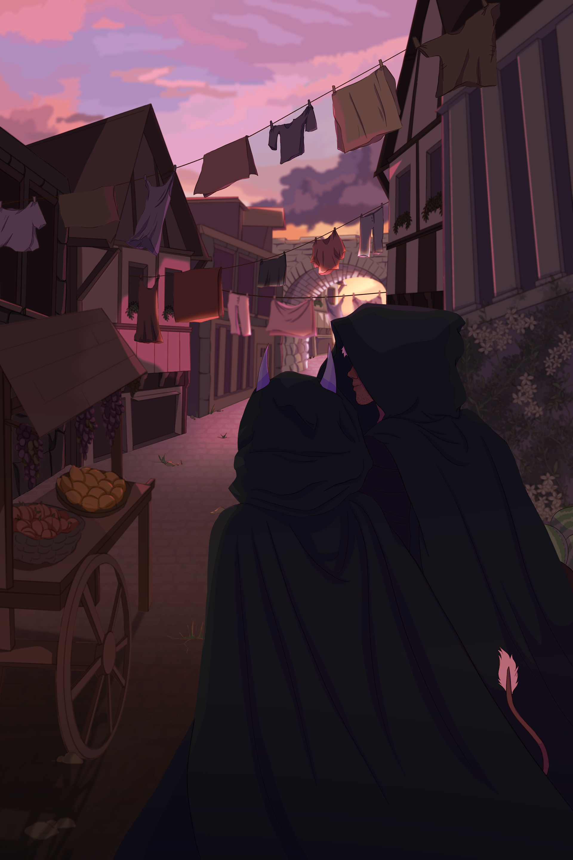 "Trip to Market" Procreate 2023
