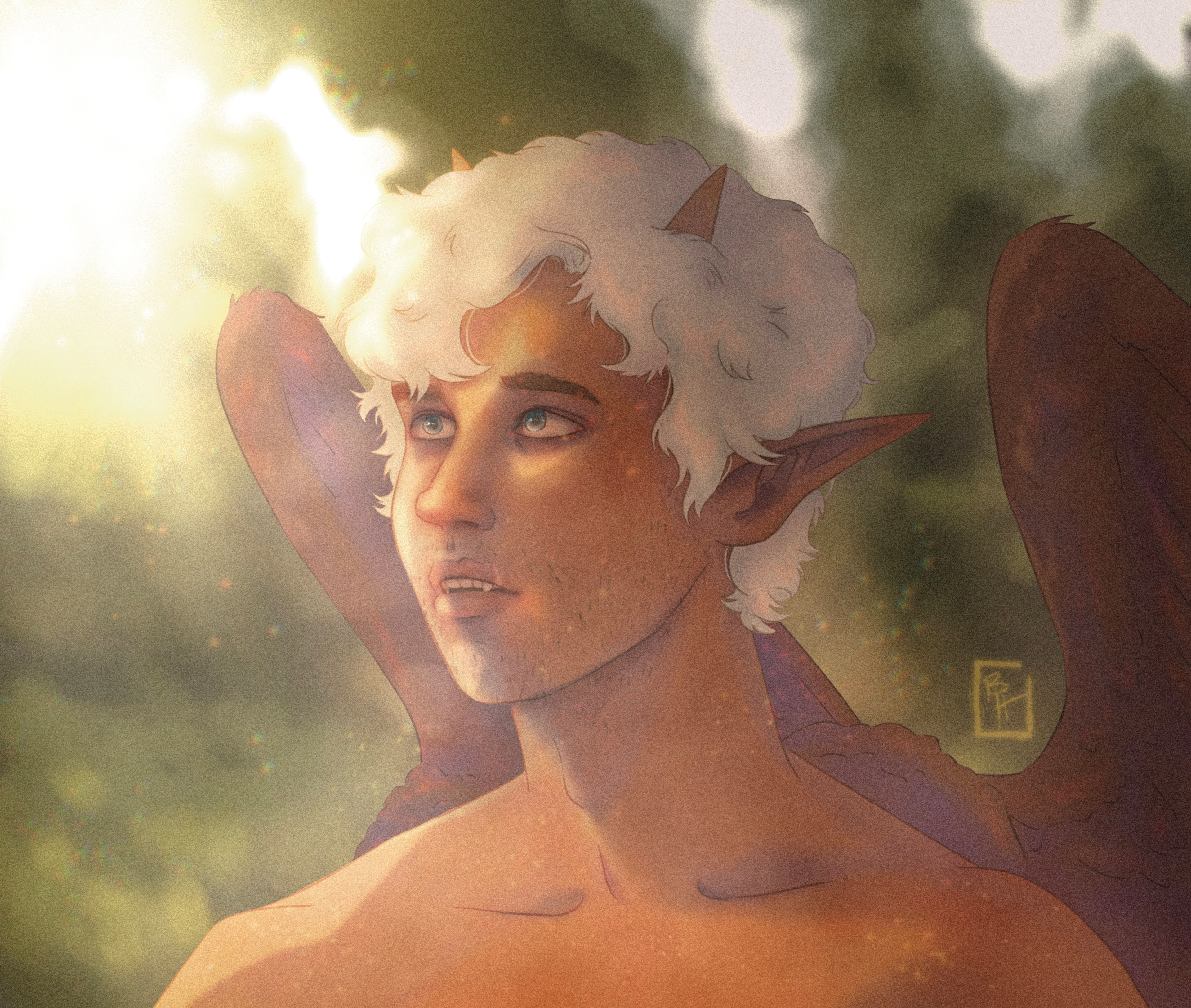 "Let the Light In" Procreate 2023