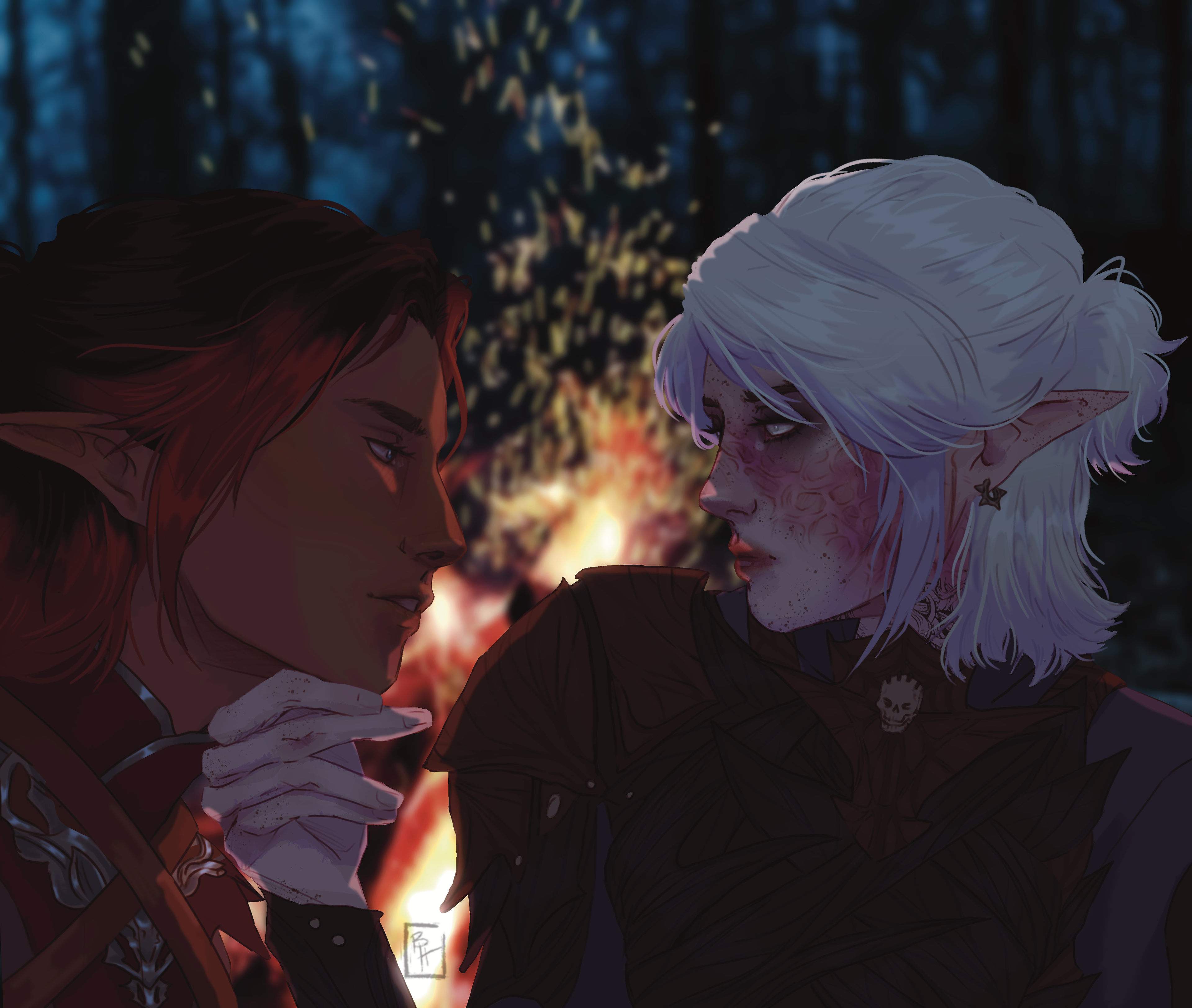 "Two Tavs" Procreate 2025
