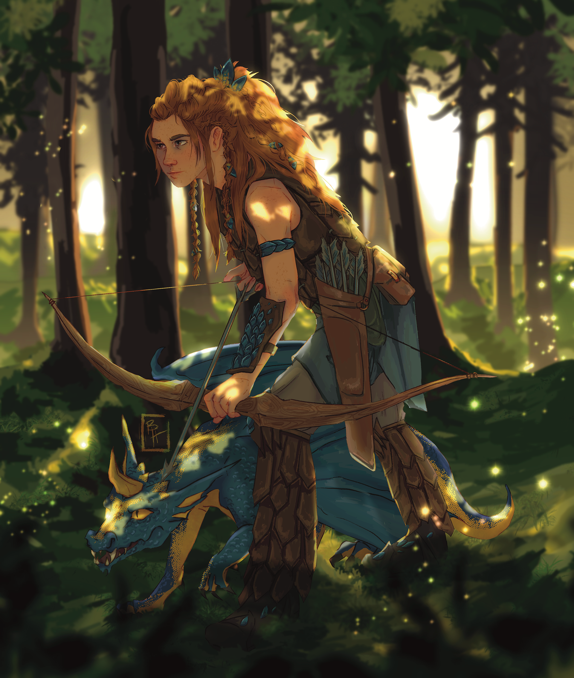 "Azure Commission" Procreate 2024