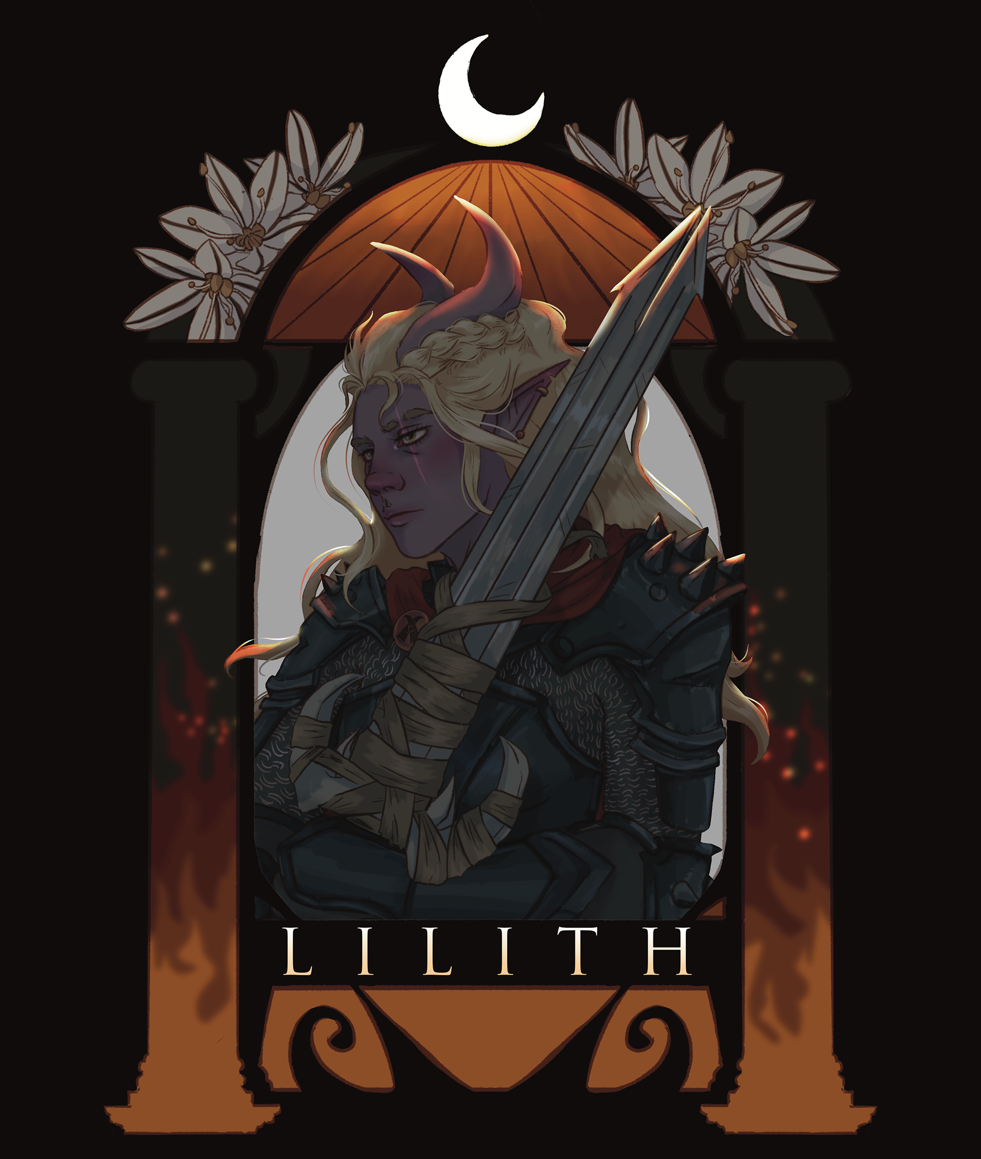 "Lilith" Procreate 2024