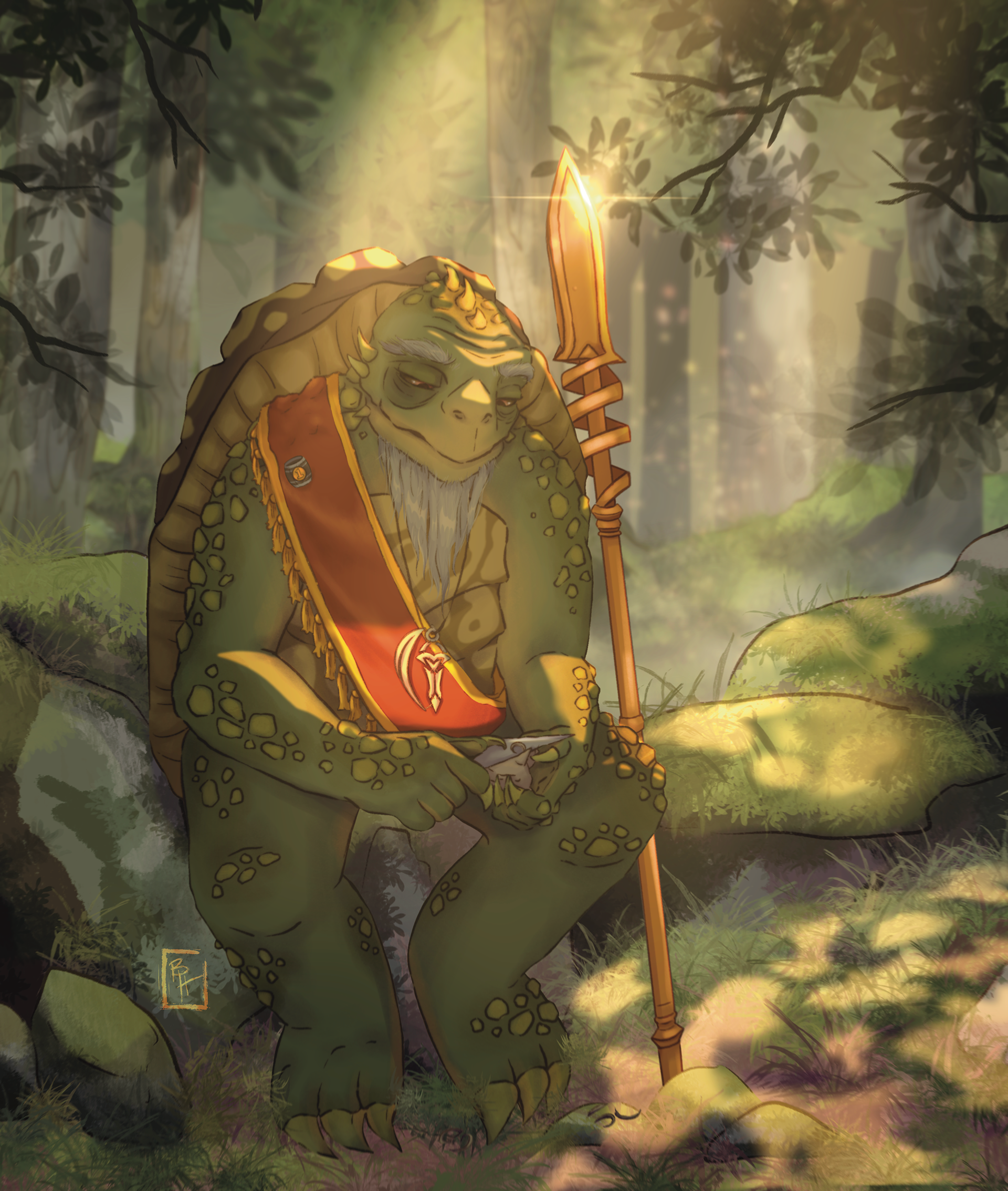 “Trillaborn Character Commission” Procreate 2023