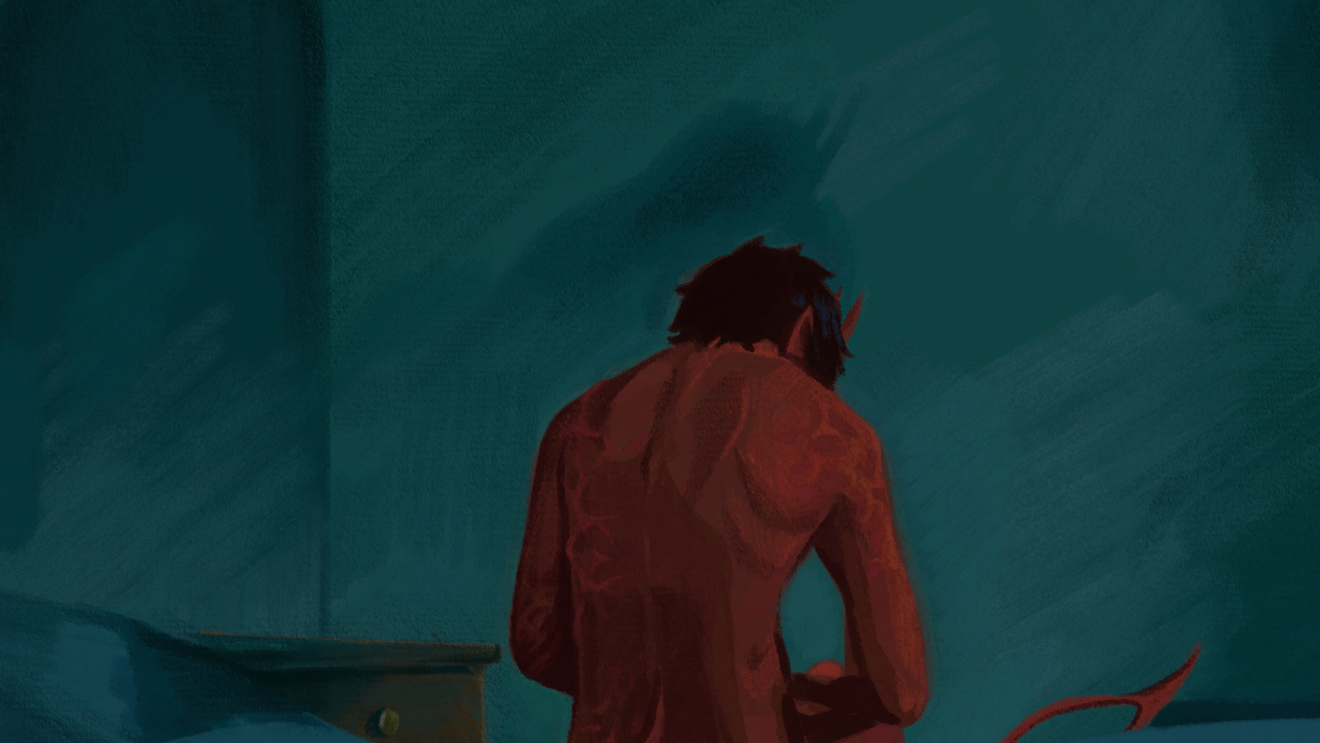 "Screengrab Study - ANGEL" Procreate 2025