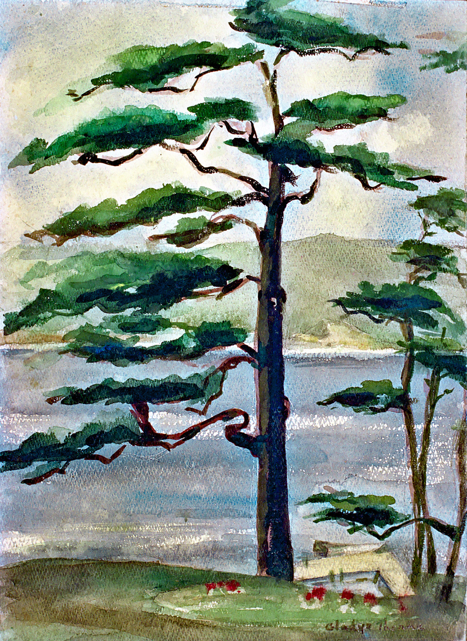 Tree , 11" x 15" GMT 057. Probably the Waegwoltic Club.