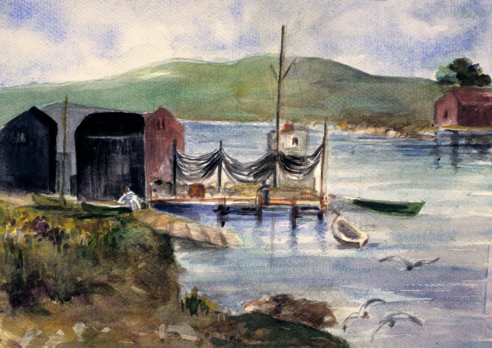 Herring Cove (2), 15" x 11"  GMT 055. Thought to be Herring Cove, but not certain.