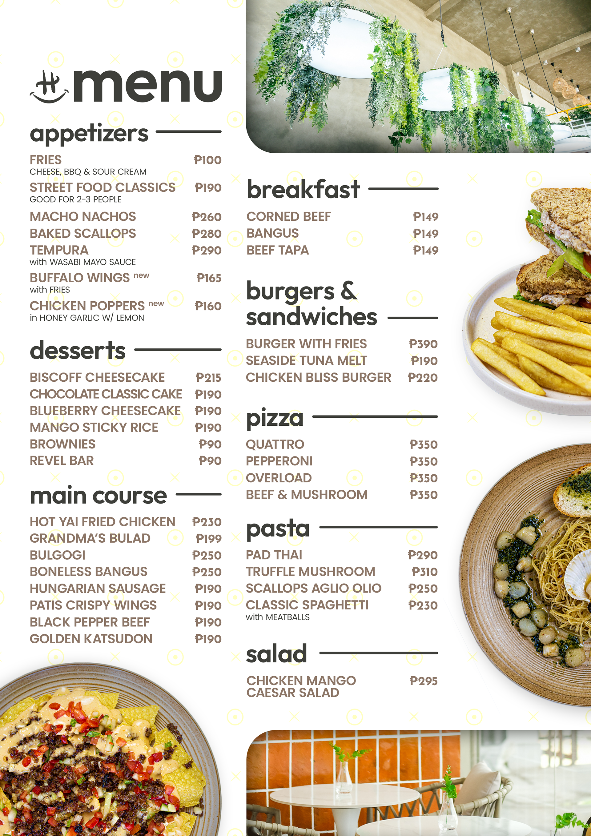 2025 Menu Design - Print