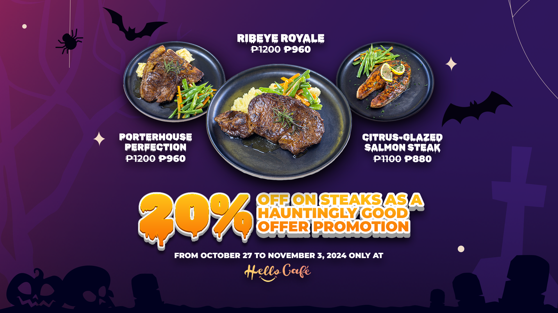 Steak Promos for Halloween 2024 - TV