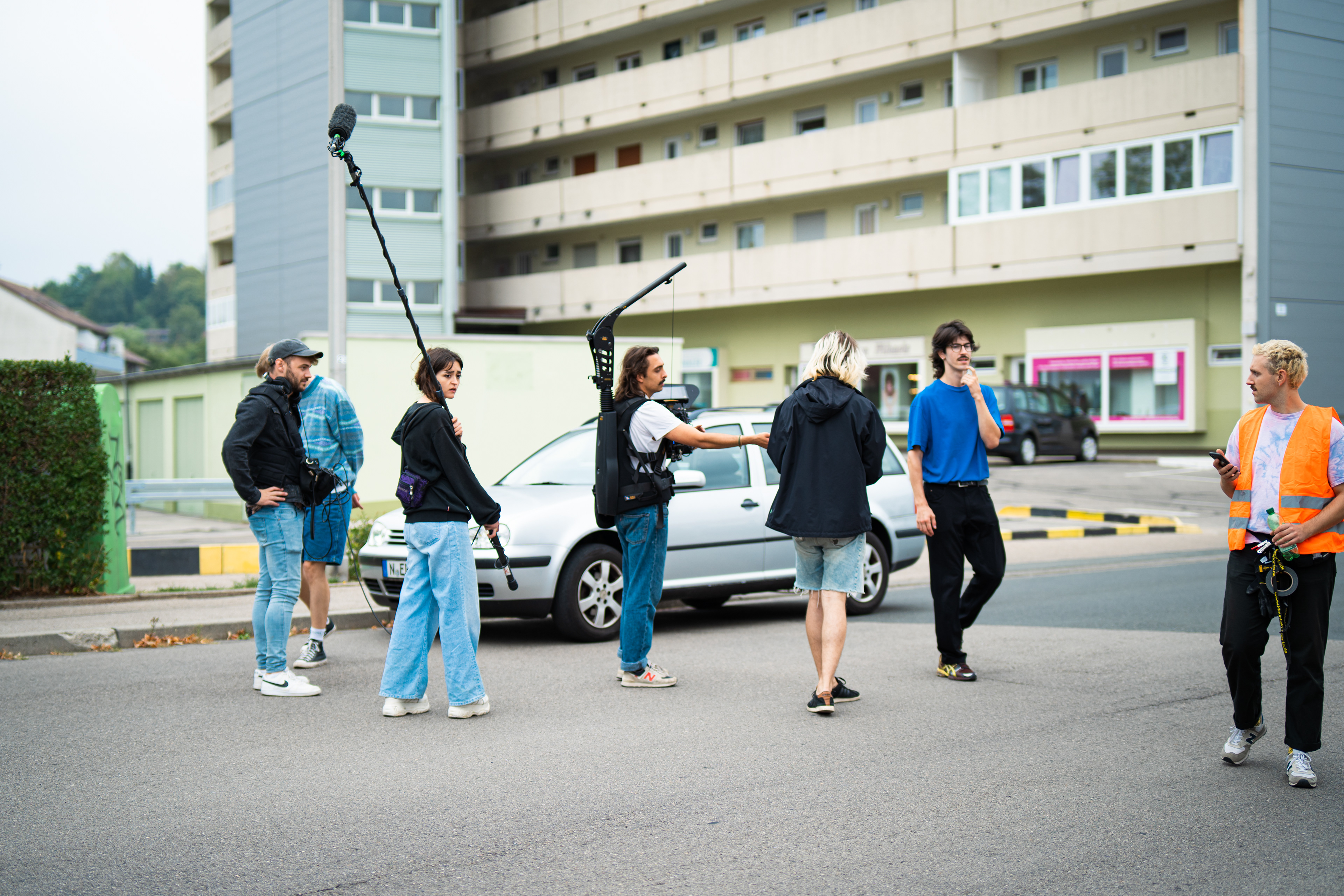 blocking the first scene of NEULAND